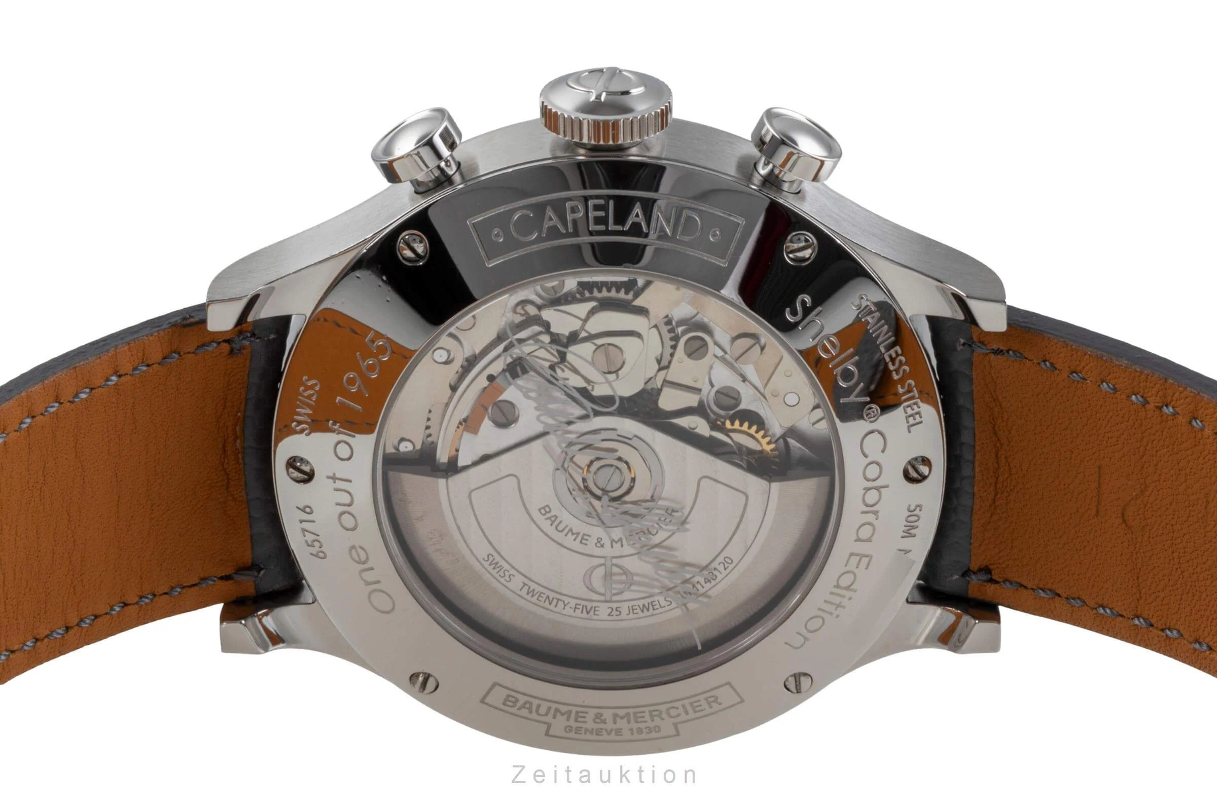 Baume & Mercier Capeland chronograph steel automatic men's watch 65716  [2502018] - Image 10