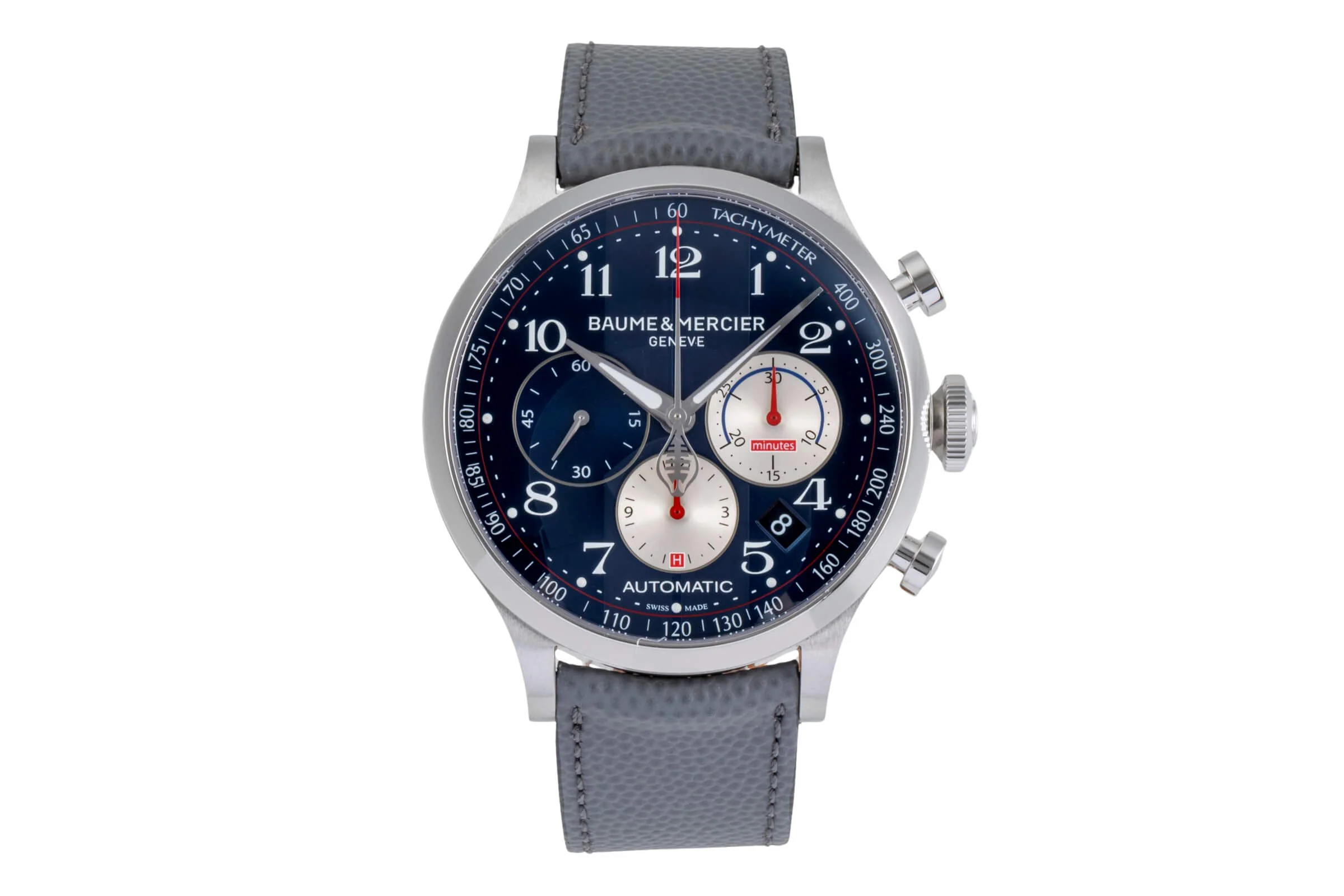 Baume & Mercier Capeland chronograph steel automatic men's watch 65716  [2502018] - Image 5