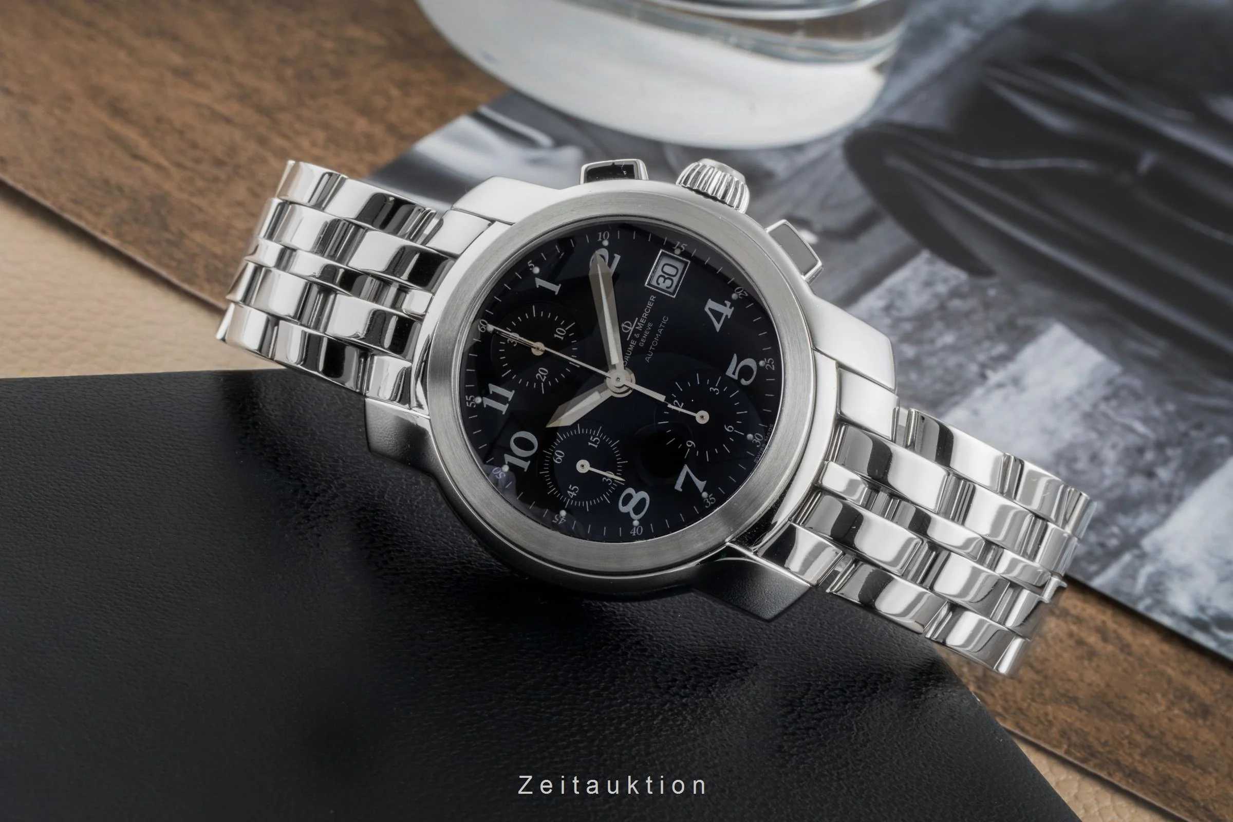 Baume & Mercier Capeland chronograph steel automatic men's watch MOAO6859  MV045216  [2504974] - Image 3