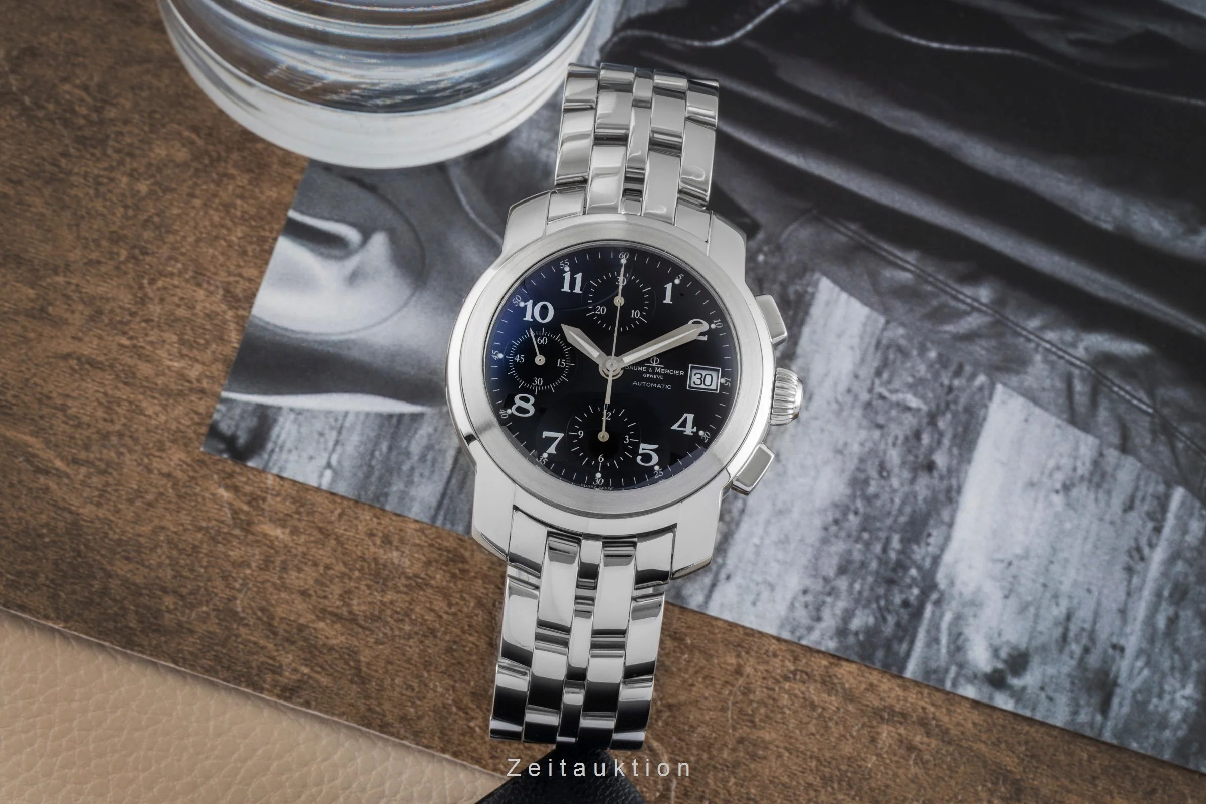 Baume & Mercier Capeland chronograph steel automatic men's watch MOAO6859  MV045216  [2504974] - Image 4