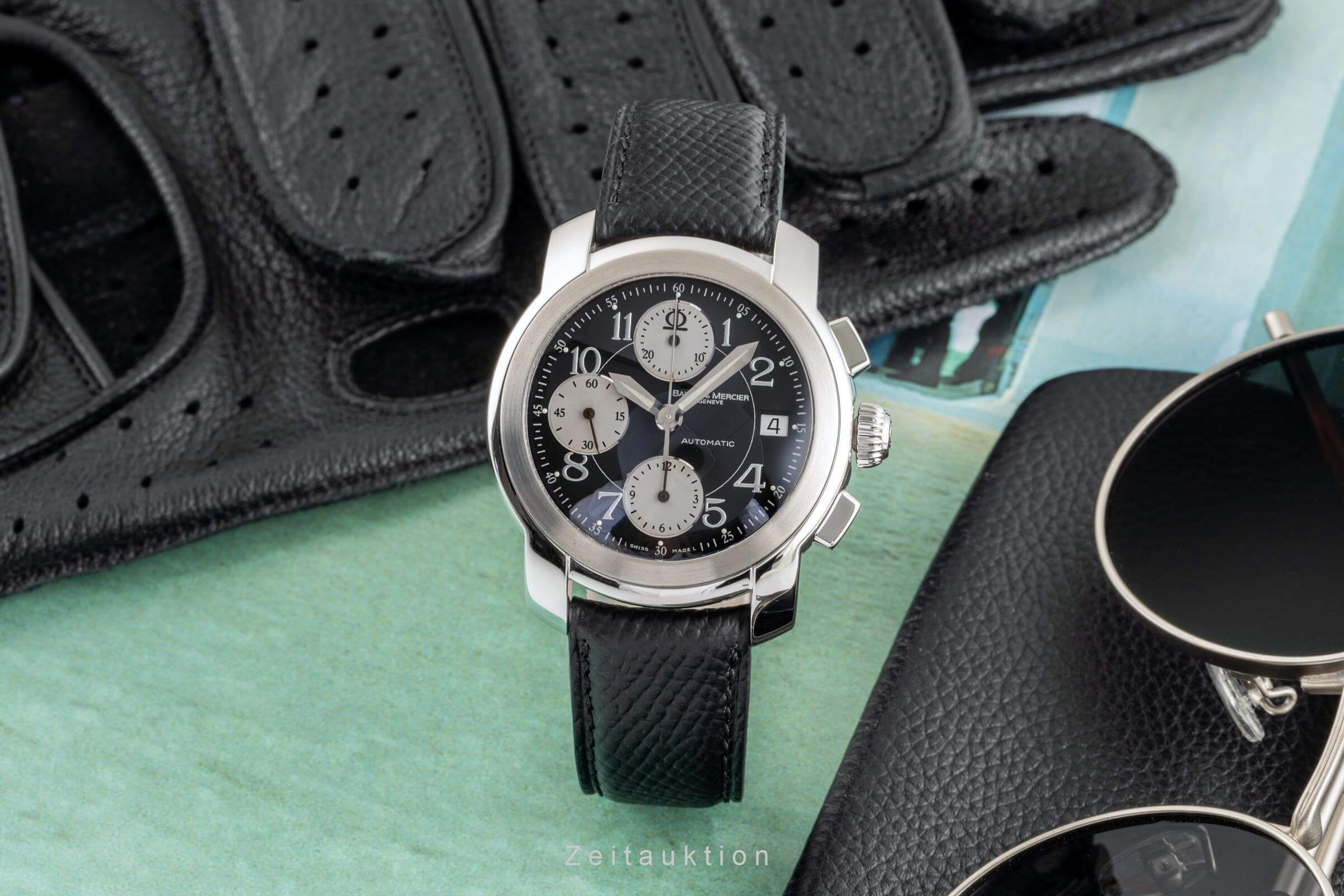 Baume & Mercier Capeland chronograph steel automatic men's watch MV045216  [2403449] - Image 3