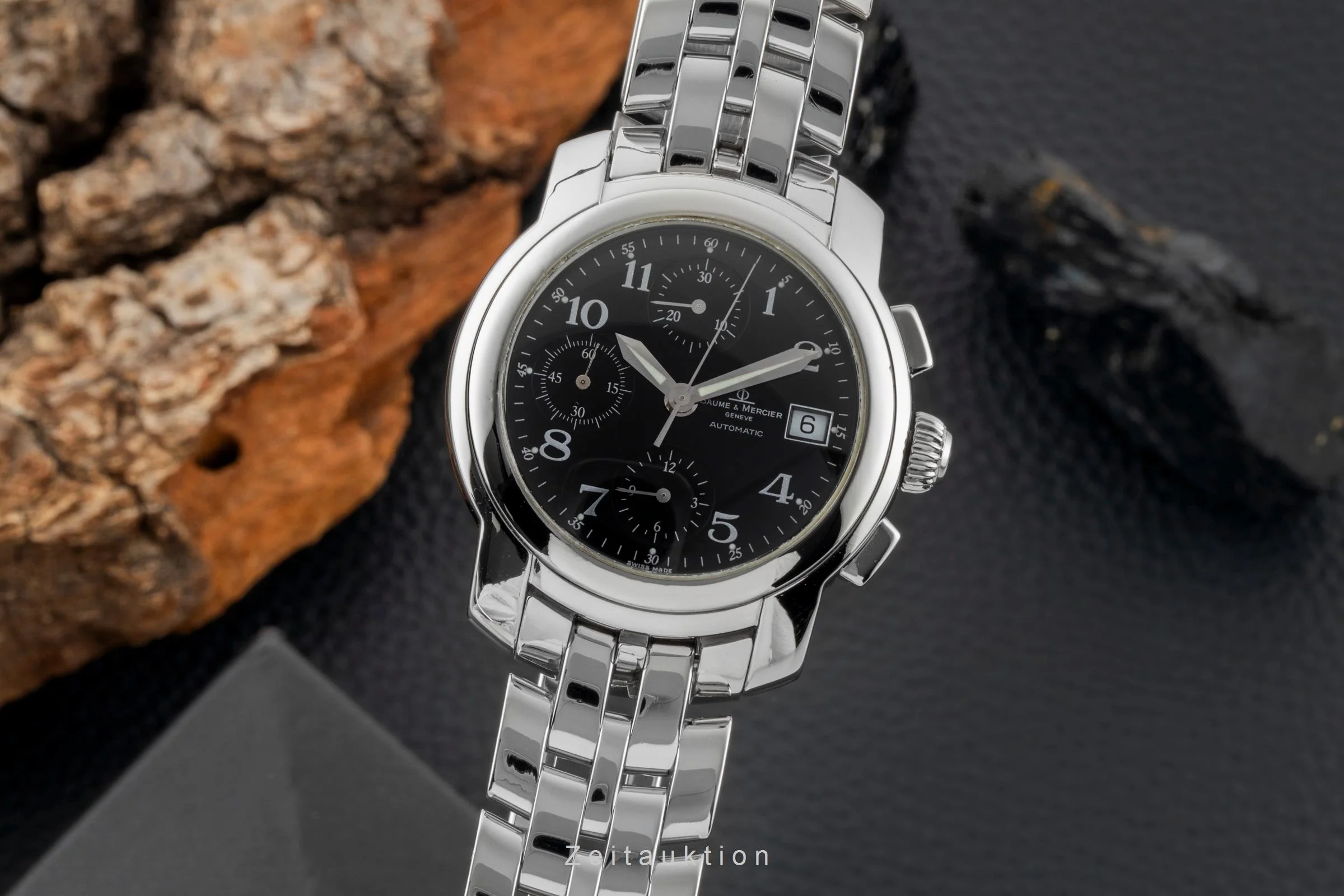 Baume & Mercier Capeland chronograph steel automatic men's watch MV045216  [2600178] - Image 2