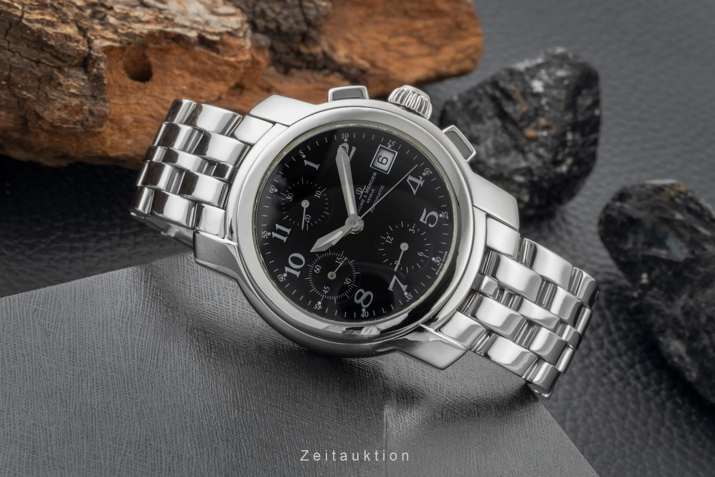 Baume & Mercier Capeland chronograph steel automatic men's watch MV045216  [2600178] - Image 3