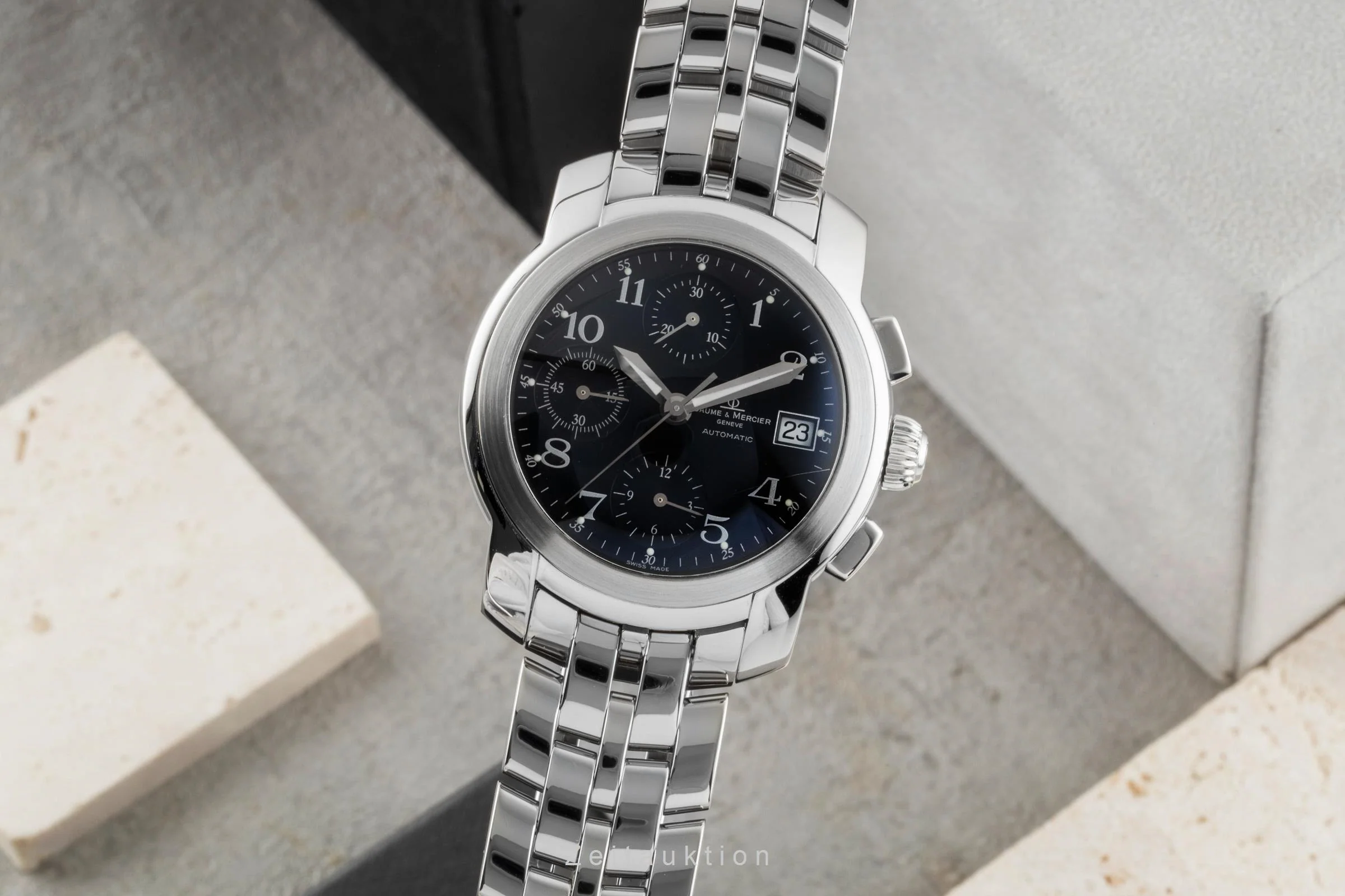 Baume & Mercier Capeland chronograph steel automatic men's watch MV045216  [2600987] - Image 2