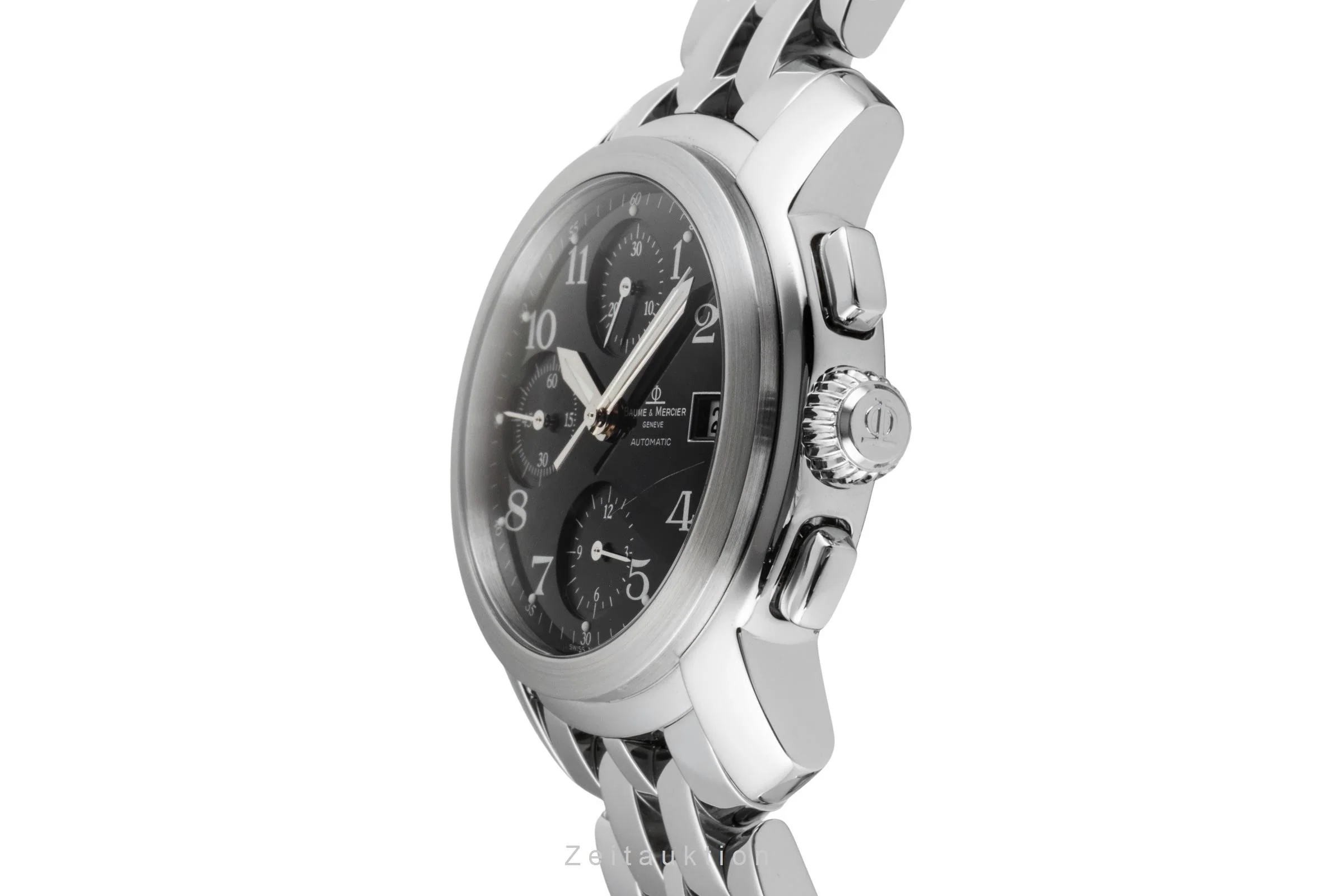 Baume & Mercier Capeland chronograph steel automatic men's watch MV045216  [2600987] - Image 7
