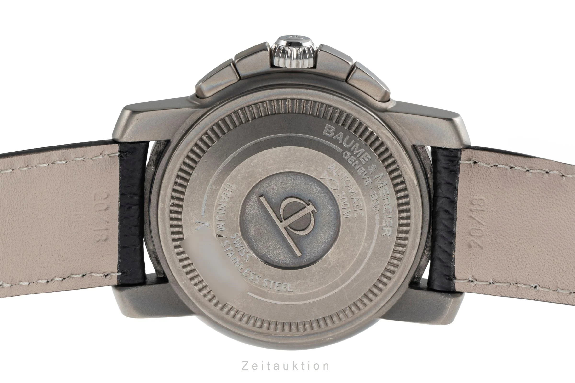 Baume & Mercier Capeland chronograph steel / titanium automatic men's watch 65390  [2503633] - Image 11