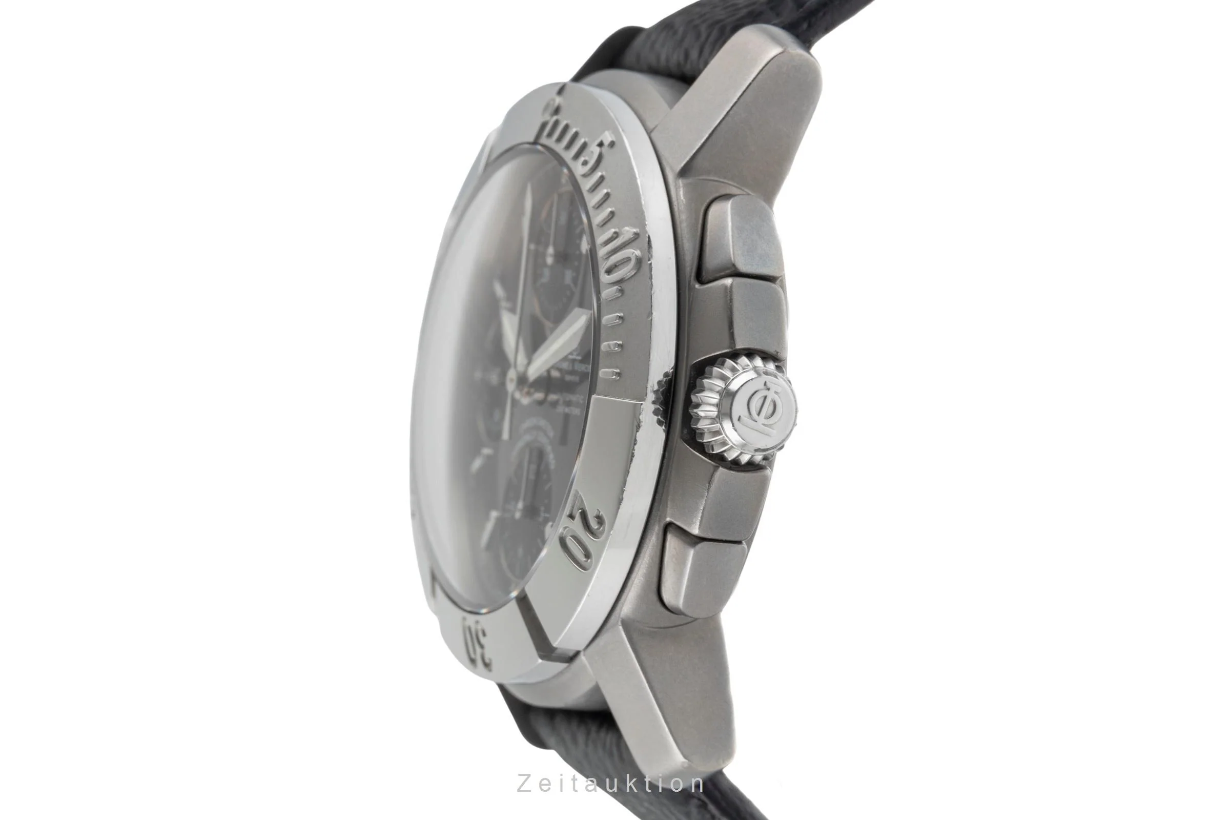 Baume & Mercier Capeland chronograph steel / titanium automatic men's watch 65390  [2503633] - Image 7