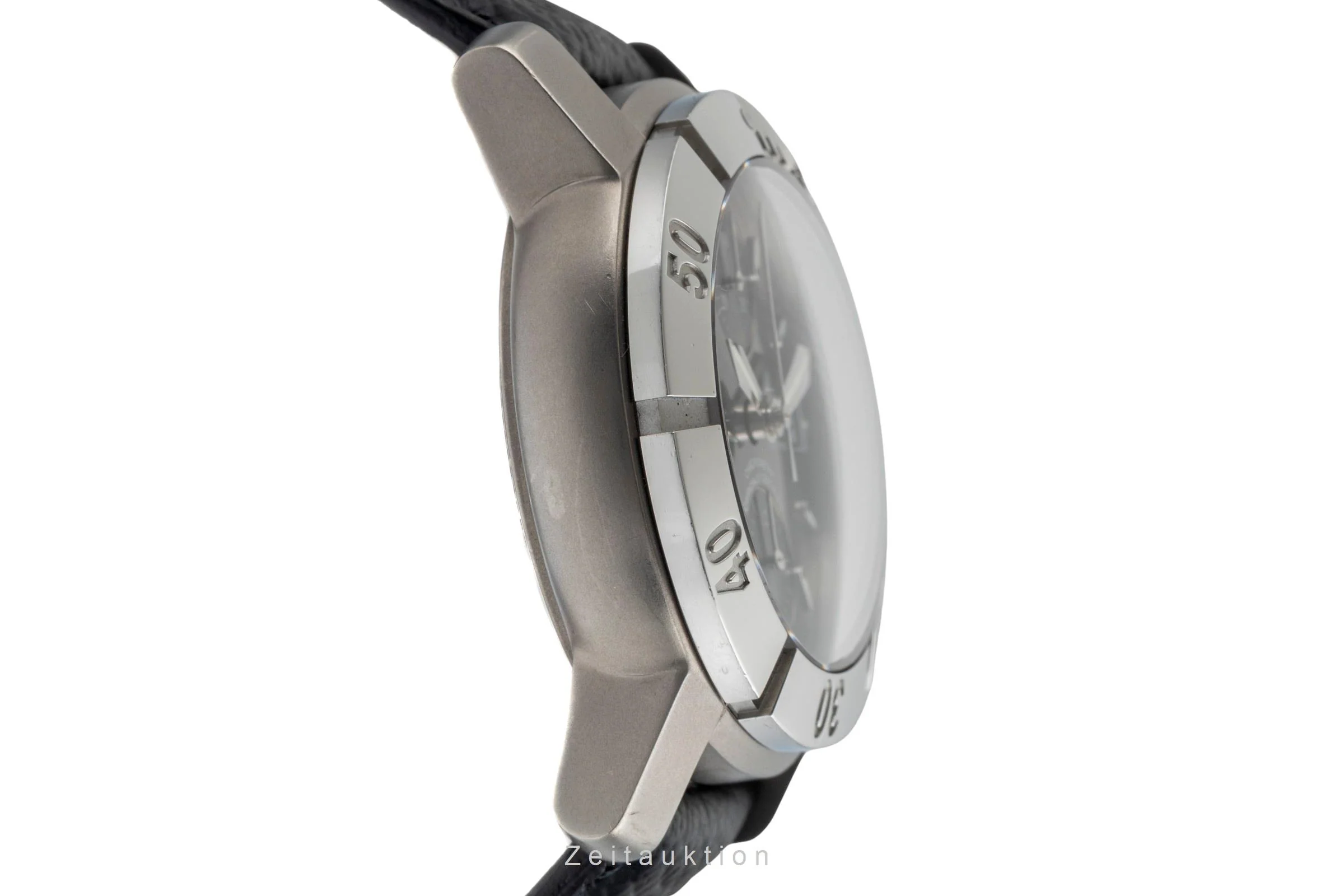 Baume & Mercier Capeland chronograph steel / titanium automatic men's watch 65390  [2503633] - Image 8