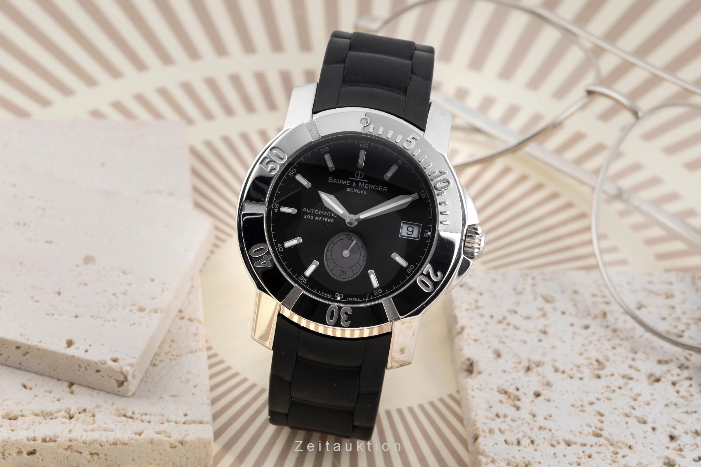Baume & Mercier Capeland steel automatic men's watch 65353  [2600370] - Image 4