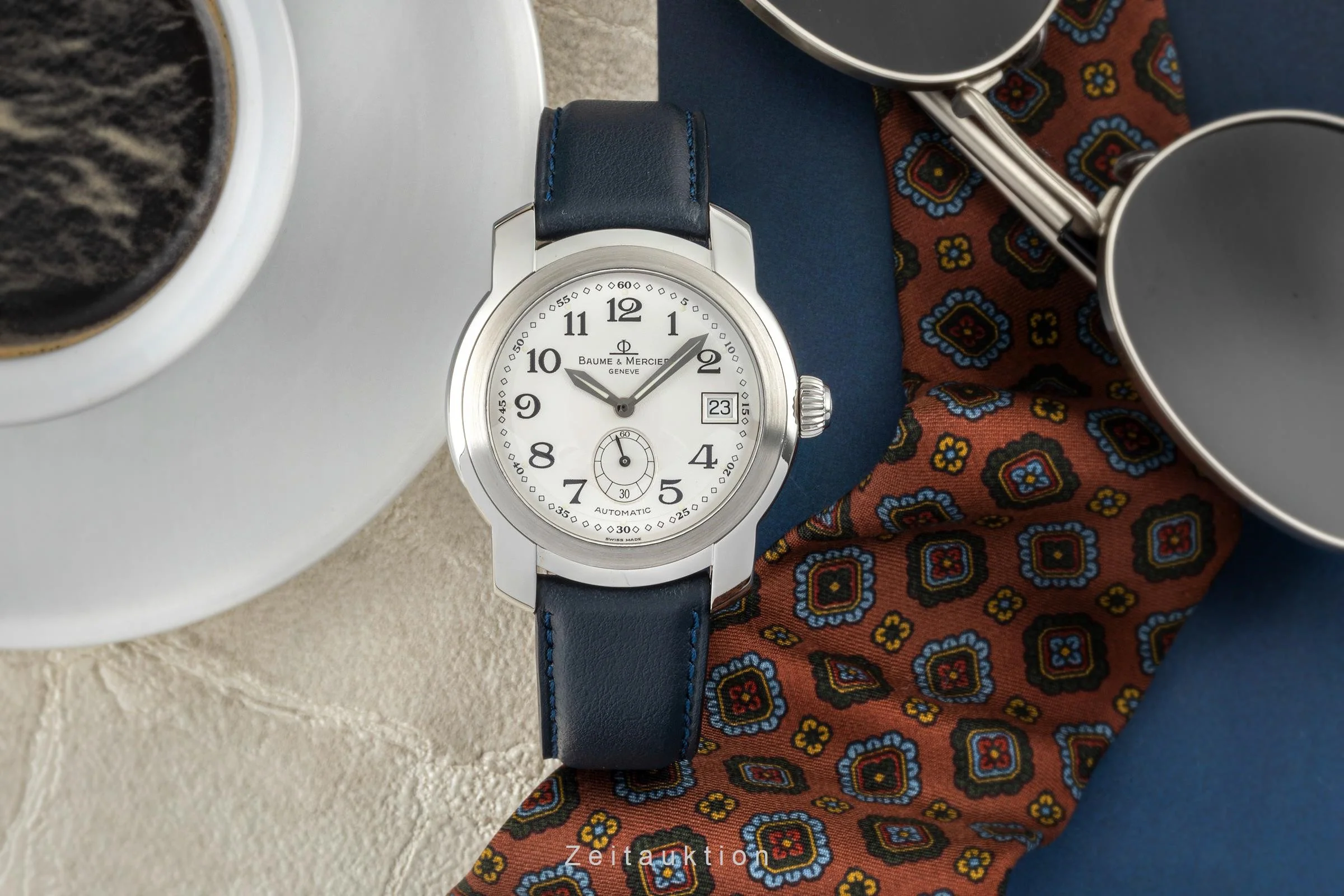Baume & Mercier Capeland steel automatic men's watch MV045221 LP: 1990EUR  [2401395] - Image 3