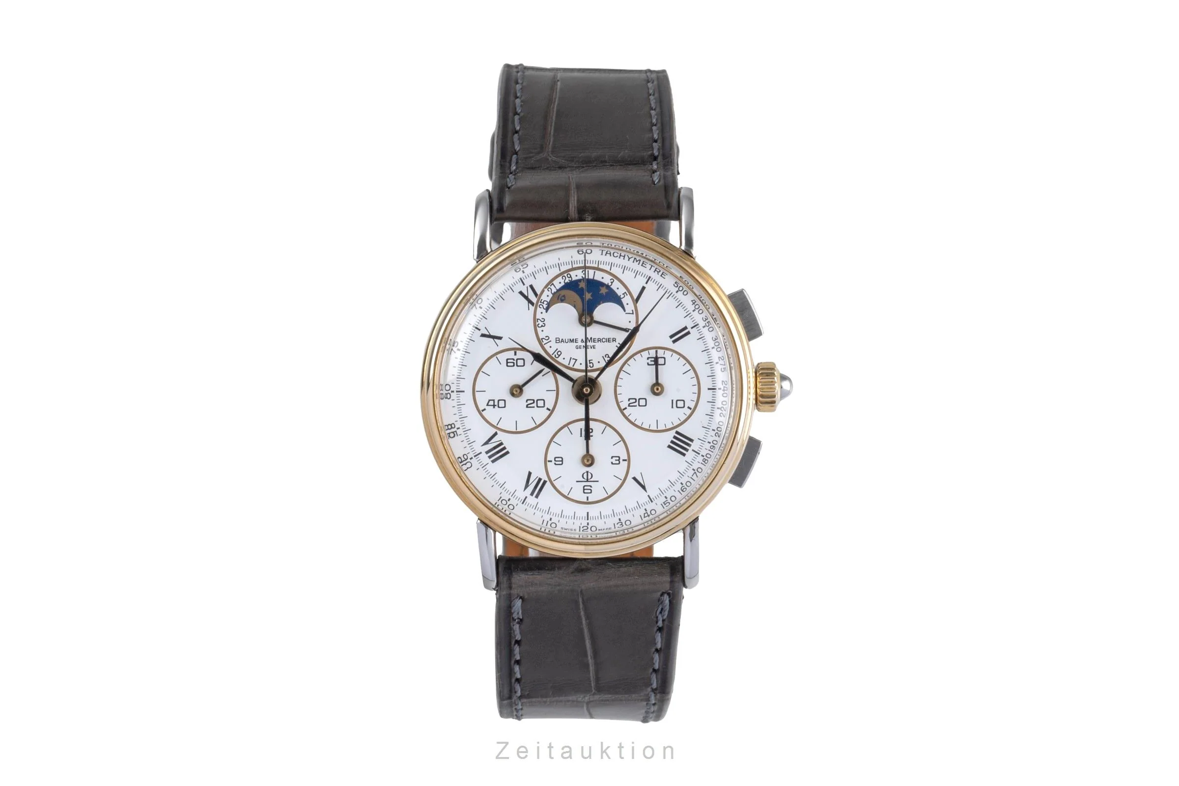 Baume & Mercier chronograph steel / gold manual winding unisex 6102.099  [2405633] - Image 5