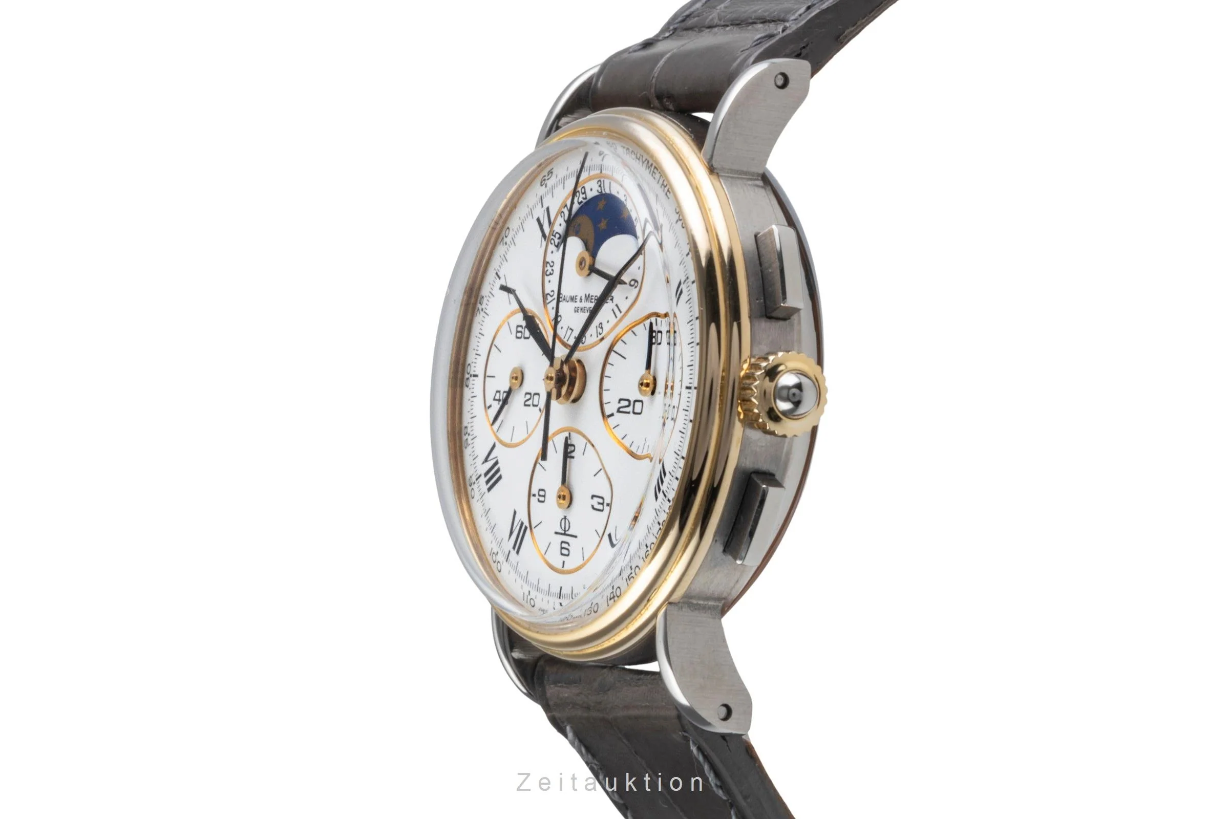 Baume & Mercier chronograph steel / gold manual winding unisex 6102.099  [2405633] - Image 7
