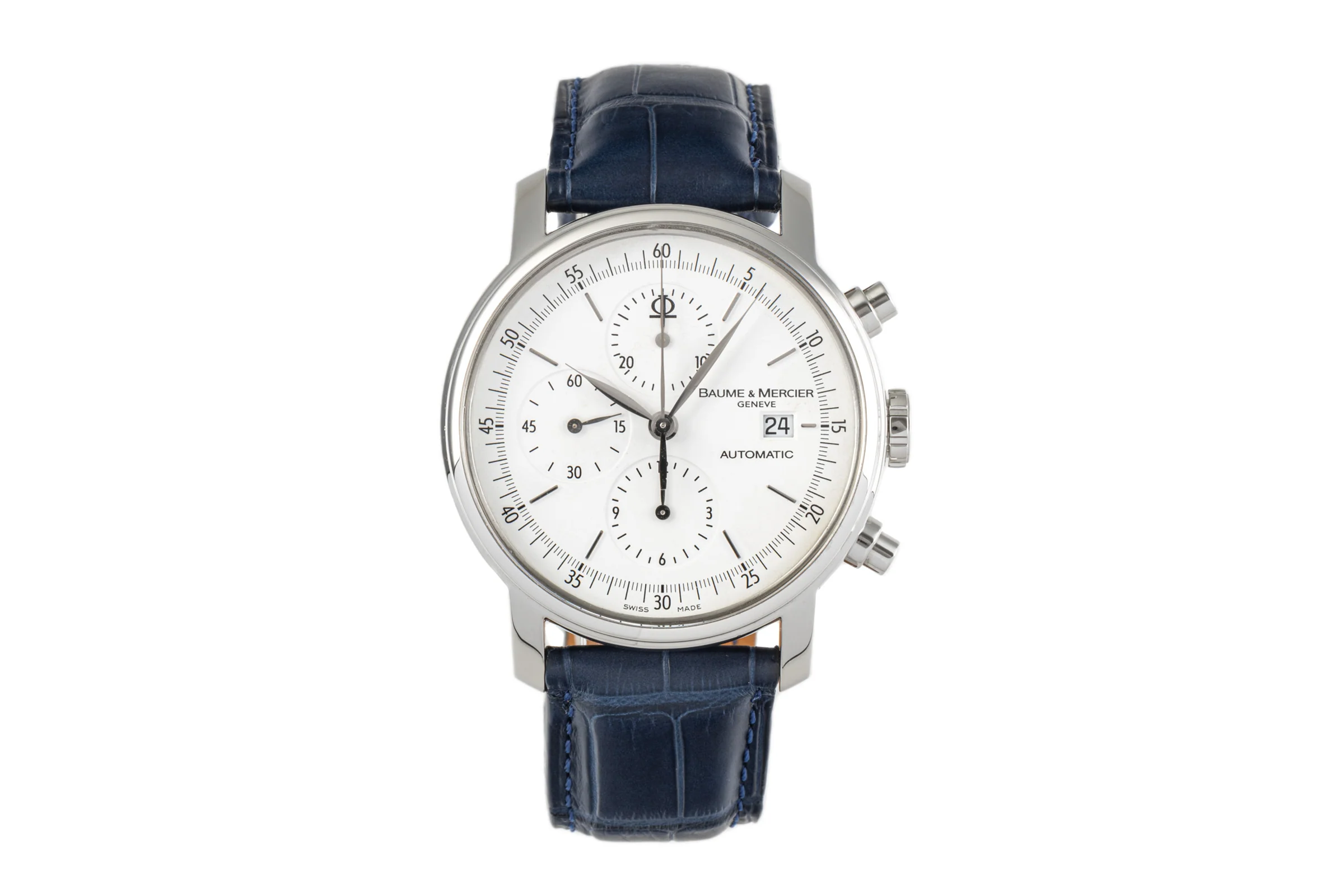 Baume & Mercier Classima chronograph steel automatic men's watch 65533  [2300394] - Image 4