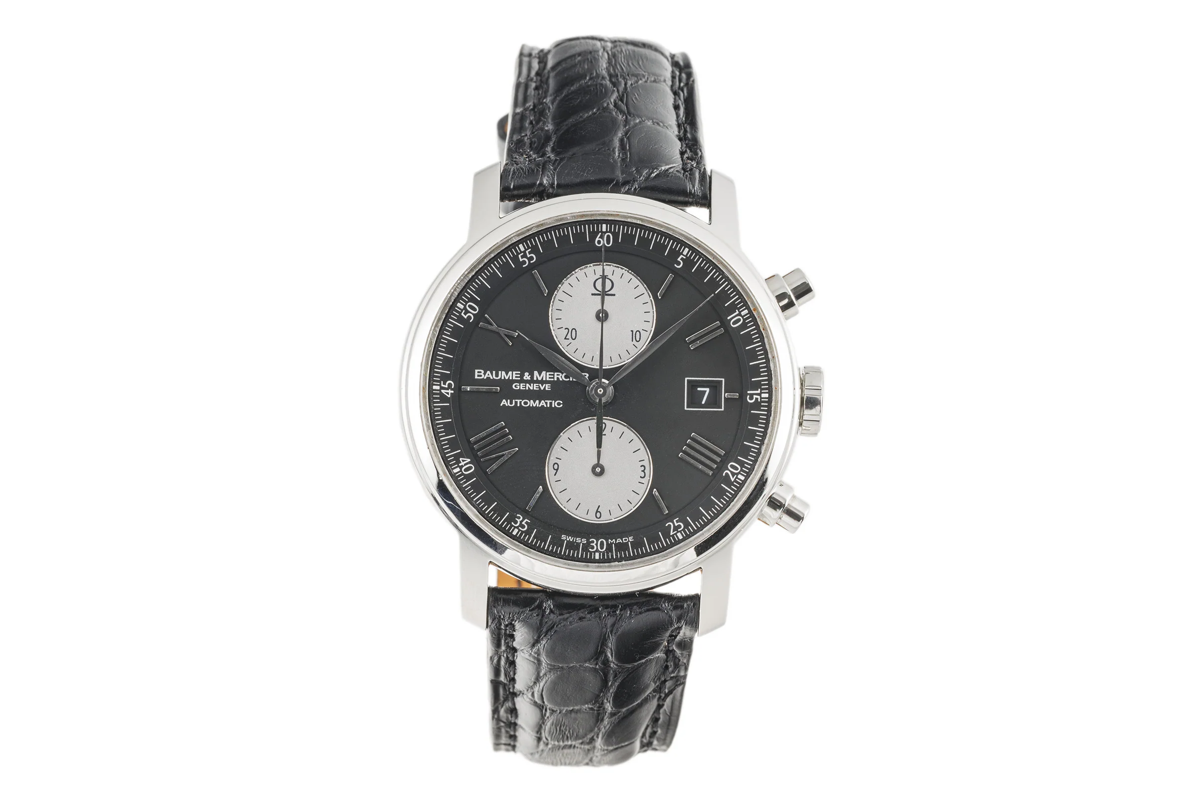 Baume & Mercier Classima chronograph steel automatic men's watch 65591  [2304106] - Image 4