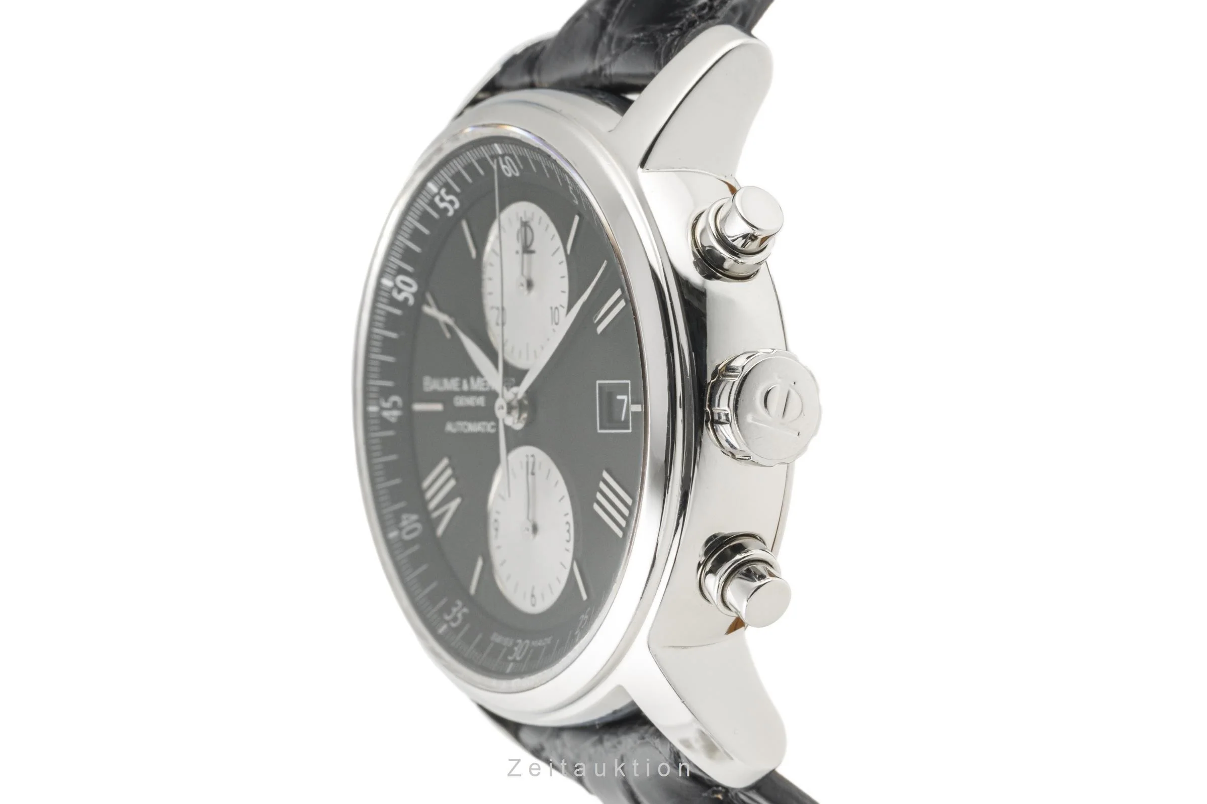 Baume & Mercier Classima chronograph steel automatic men's watch 65591  [2304106] - Image 6