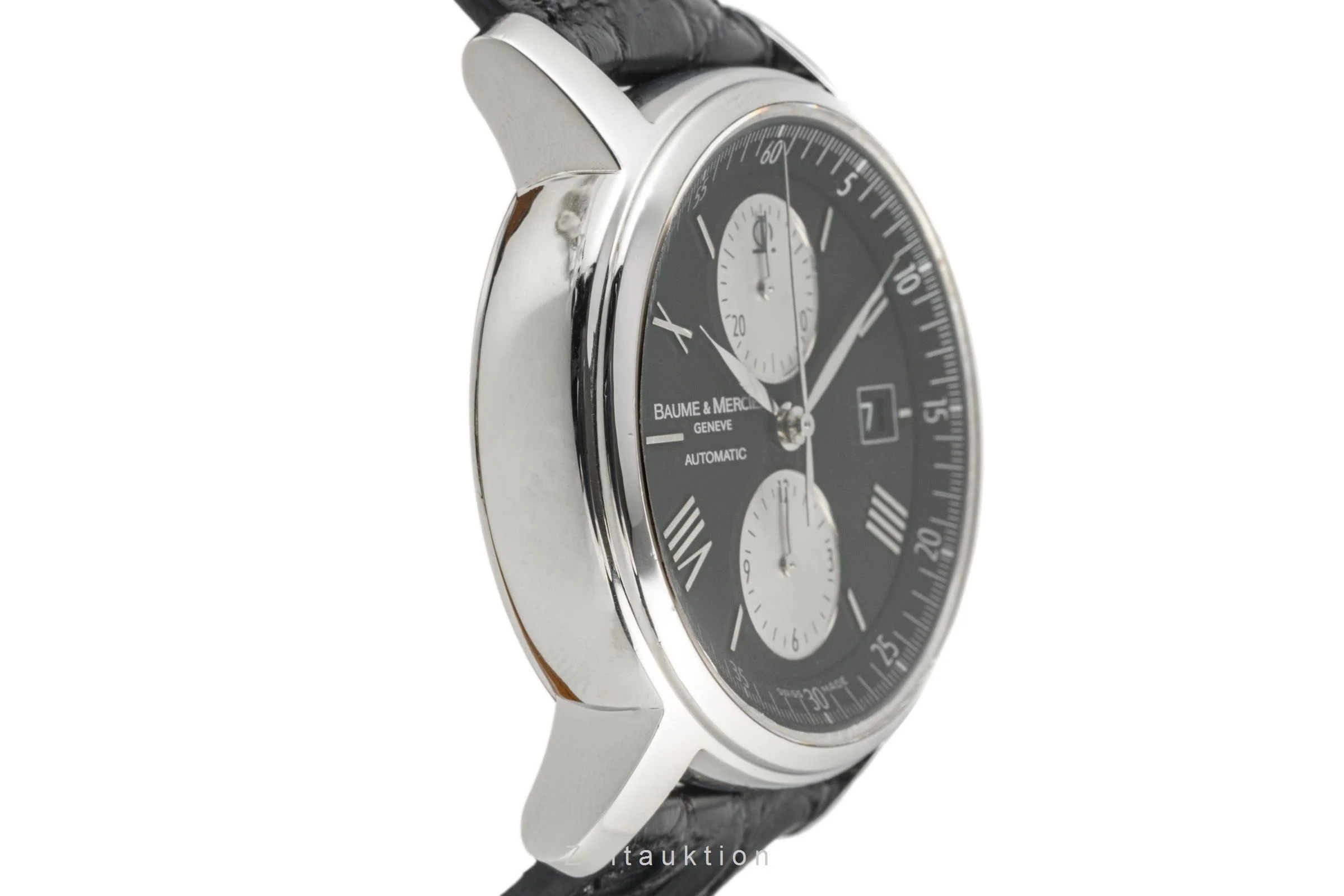 Baume & Mercier Classima chronograph steel automatic men's watch 65591  [2304106] - Image 7