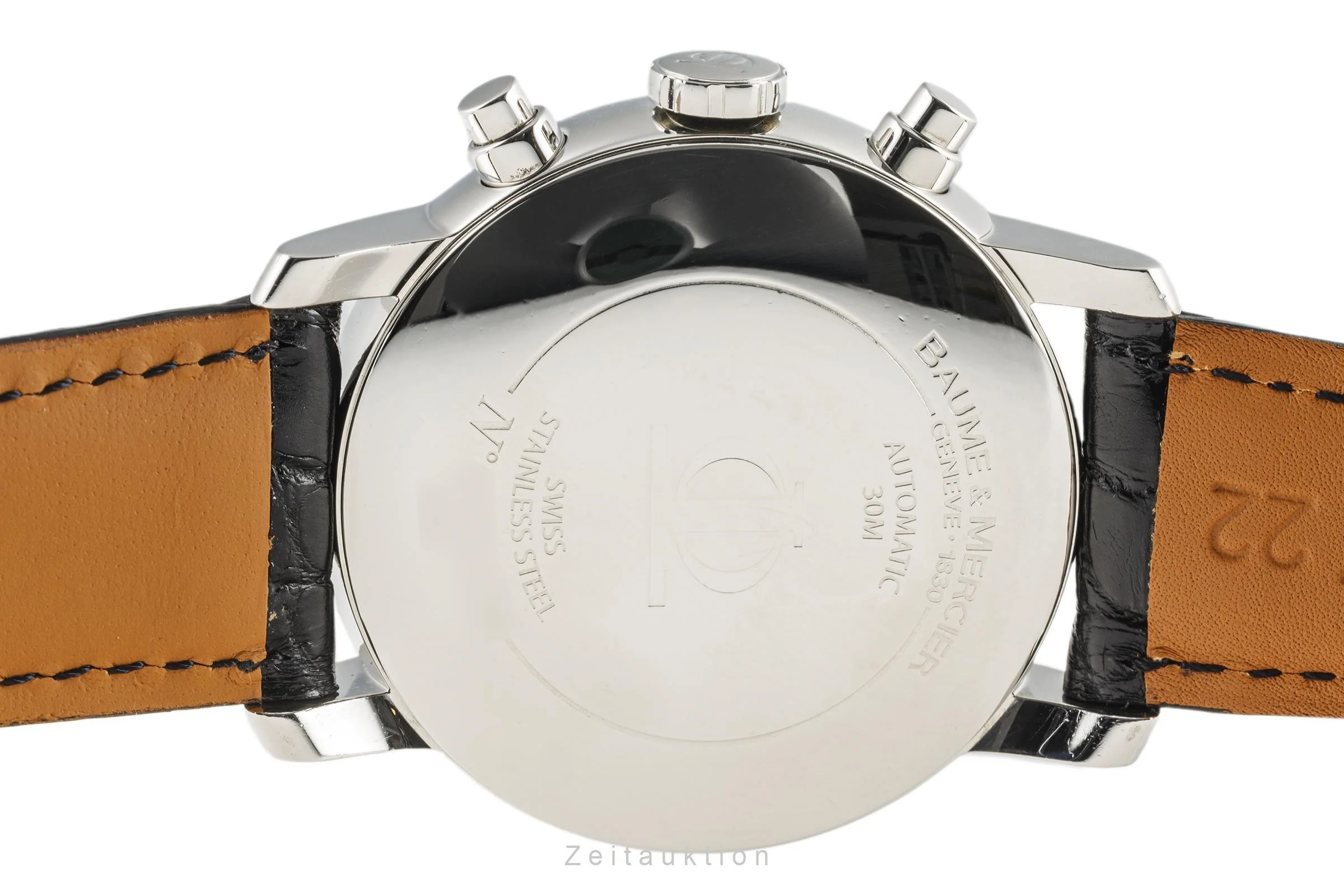 Baume & Mercier Classima chronograph steel automatic men's watch 65591  [2304106] - Image 9