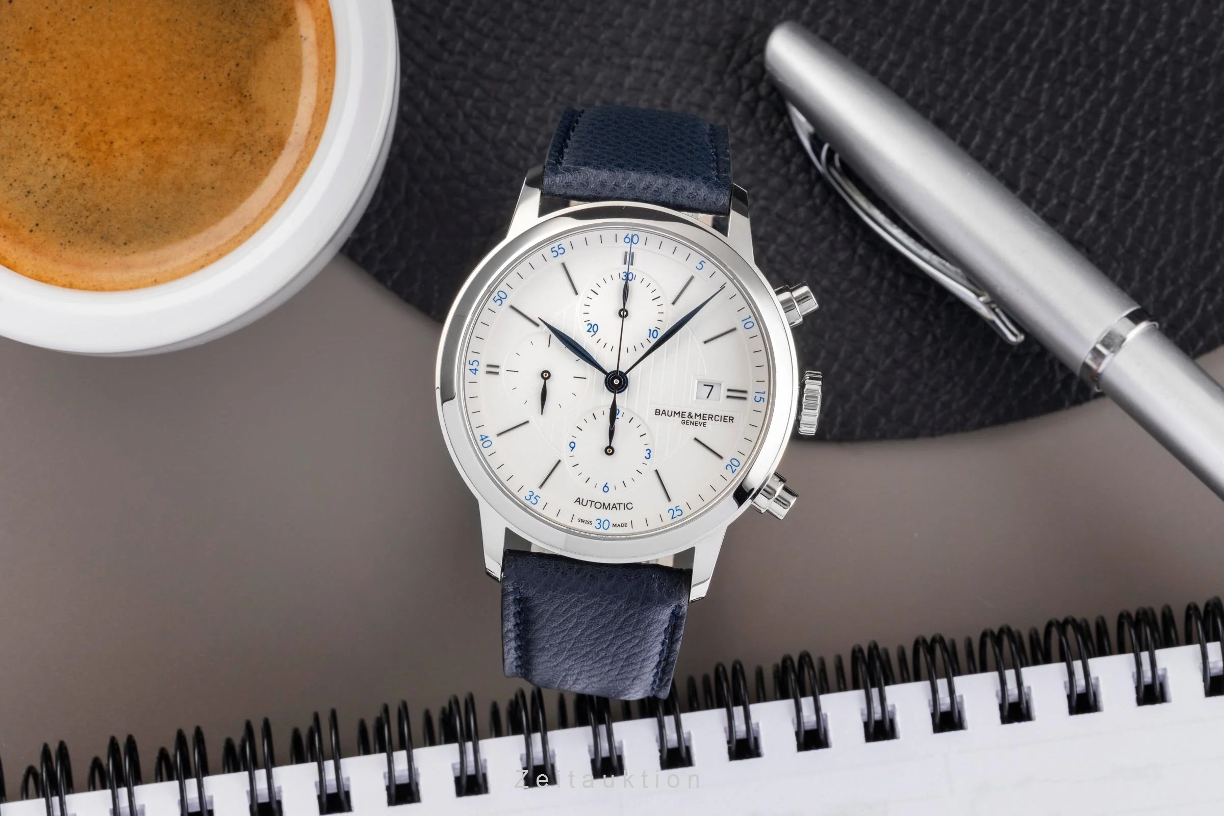 Baume & Mercier Classima chronograph steel automatic men's watch BM0A10330 65815 LP: 2900EUR  [2502535] - Image 4