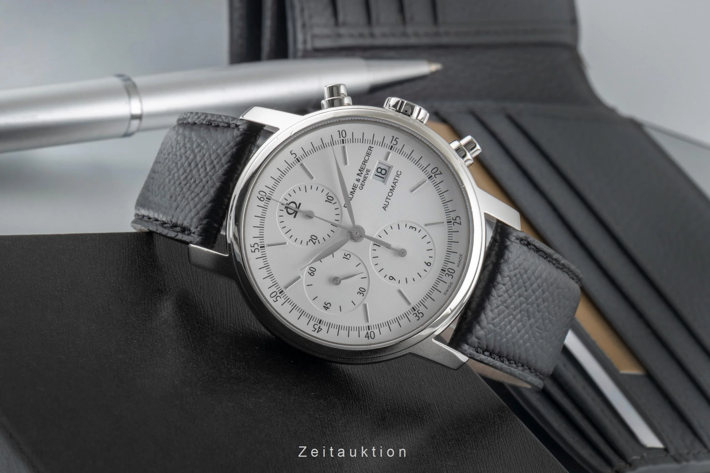 Baume & Mercier Classima chronograph steel automatic men's watch M0A68541  65533  [2600216] - Image 3