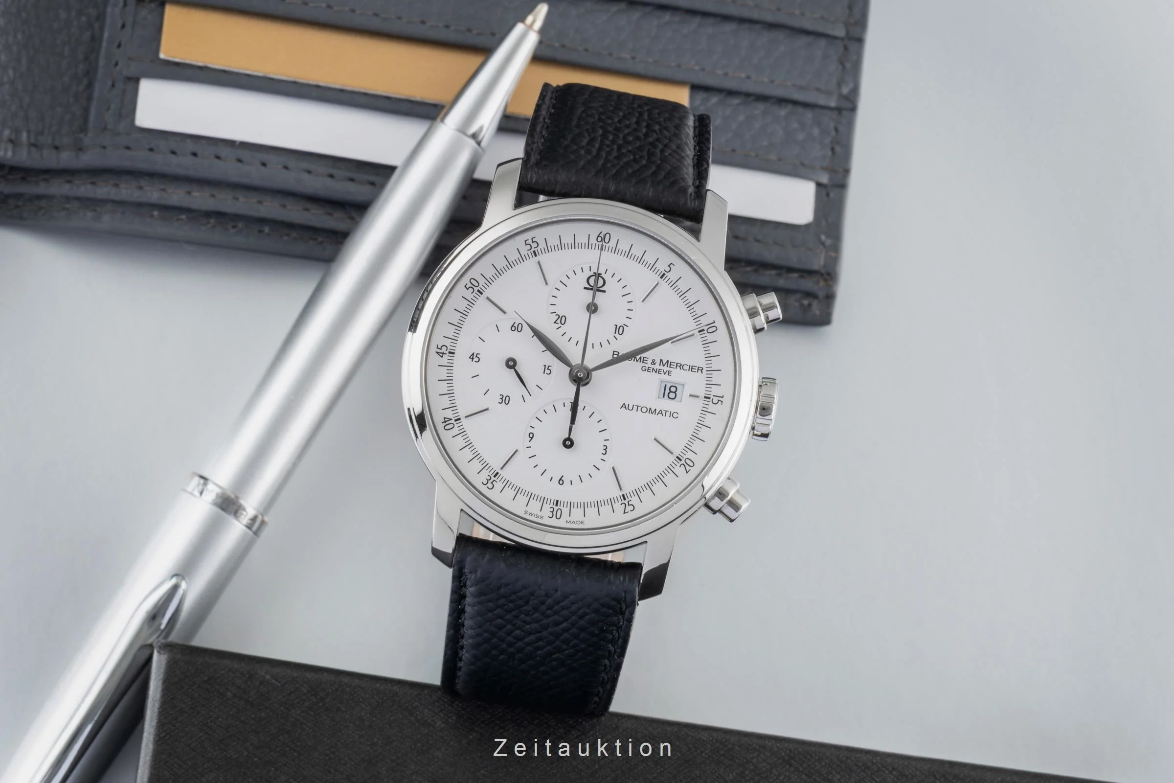 Baume & Mercier Classima chronograph steel automatic men's watch M0A68541  65533  [2600216] - Image 4