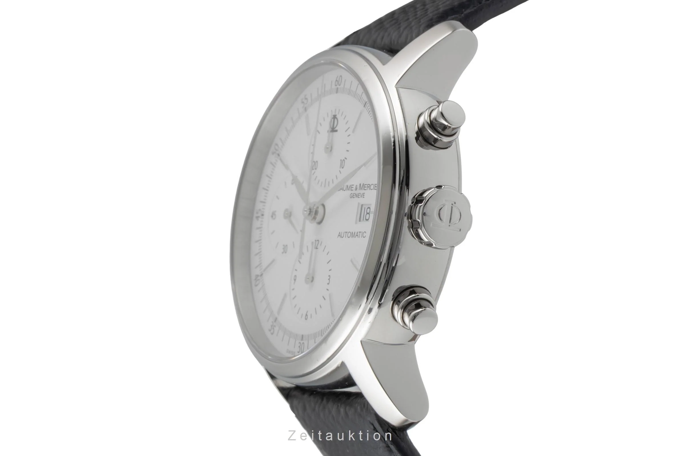 Baume & Mercier Classima chronograph steel automatic men's watch M0A68541  65533  [2600216] - Image 7