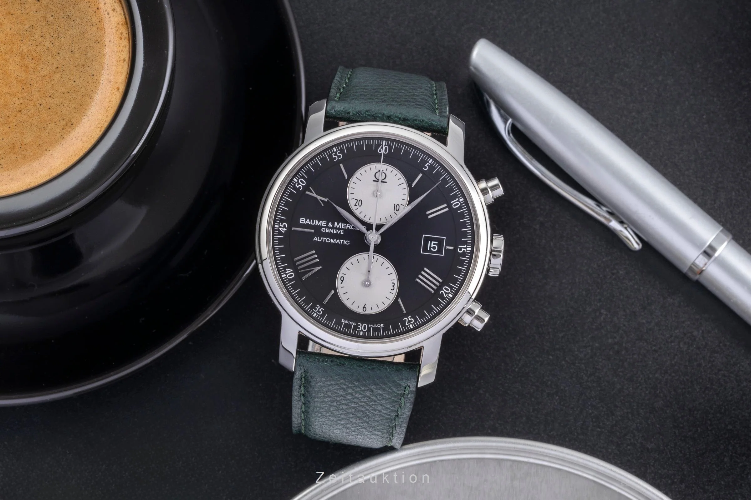 Baume & Mercier Classima chronograph steel automatic men's watch MOA08733  65591  [2505636] - Image 4