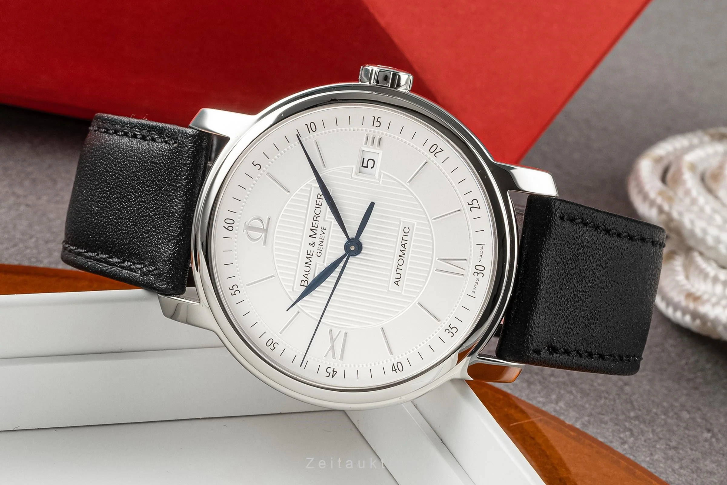 Baume & Mercier Classima steel automatic men's watch 65615 LP: 2600EUR  [2303681] - Image 2
