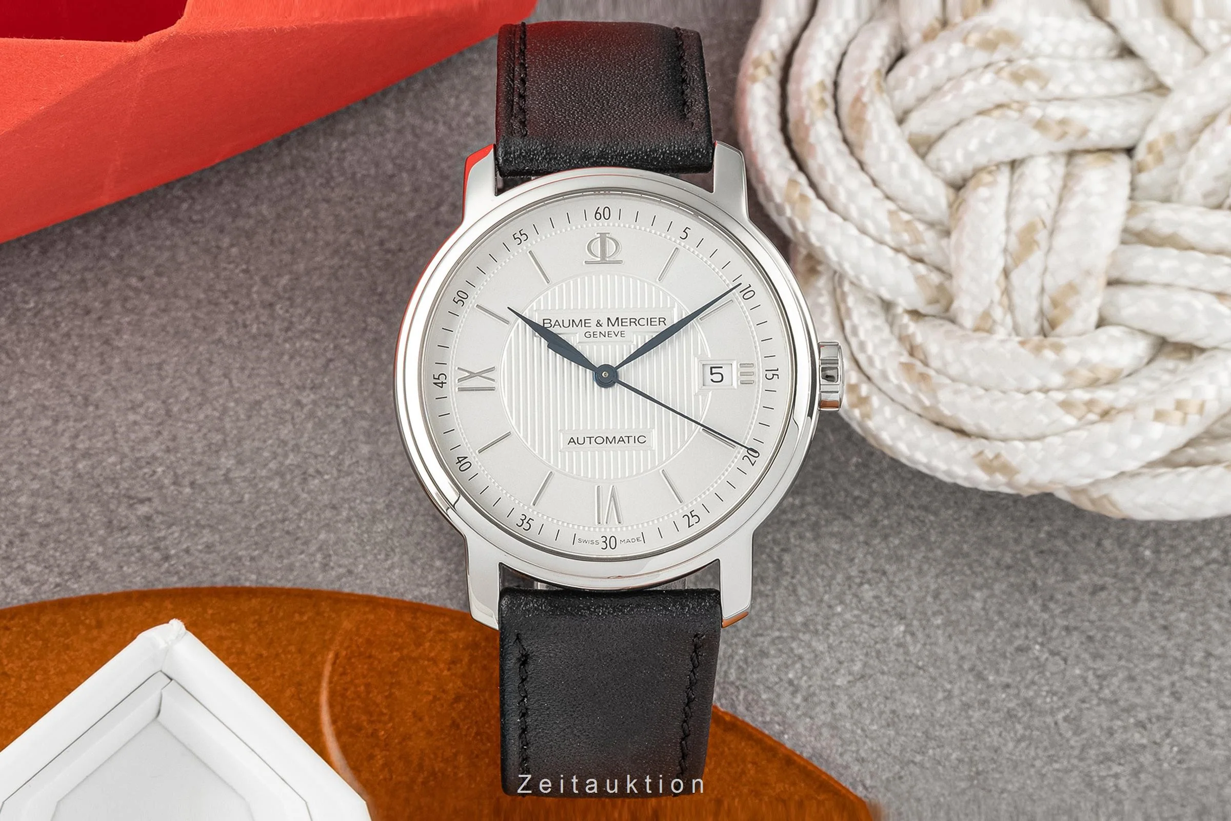 Baume & Mercier Classima steel automatic men's watch 65615 LP: 2600EUR  [2303681] - Image 3