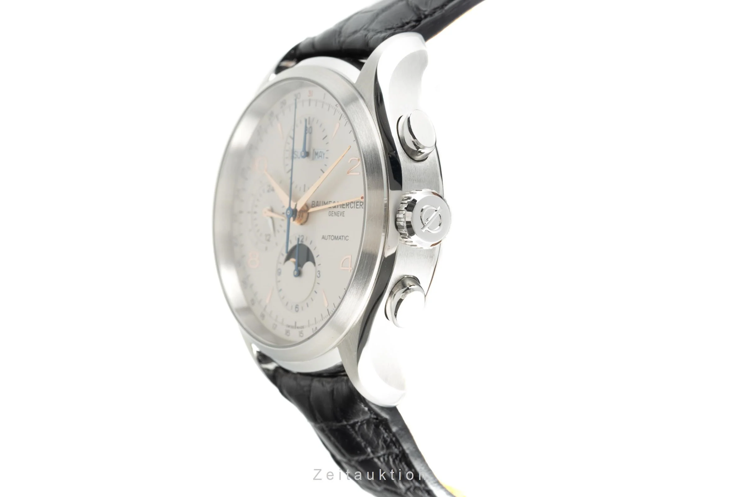Baume & Mercier Clifton chronograph steel automatic men's watch 65793 LP: 5000EUR  [2110689] - Image 6