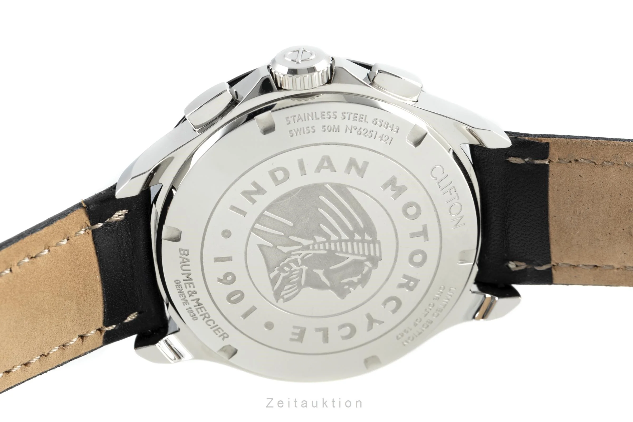 Baume & Mercier Clifton chronograph steel automatic men's watch 65843 LP: 4050EUR Limited  [2110690] - Image 11