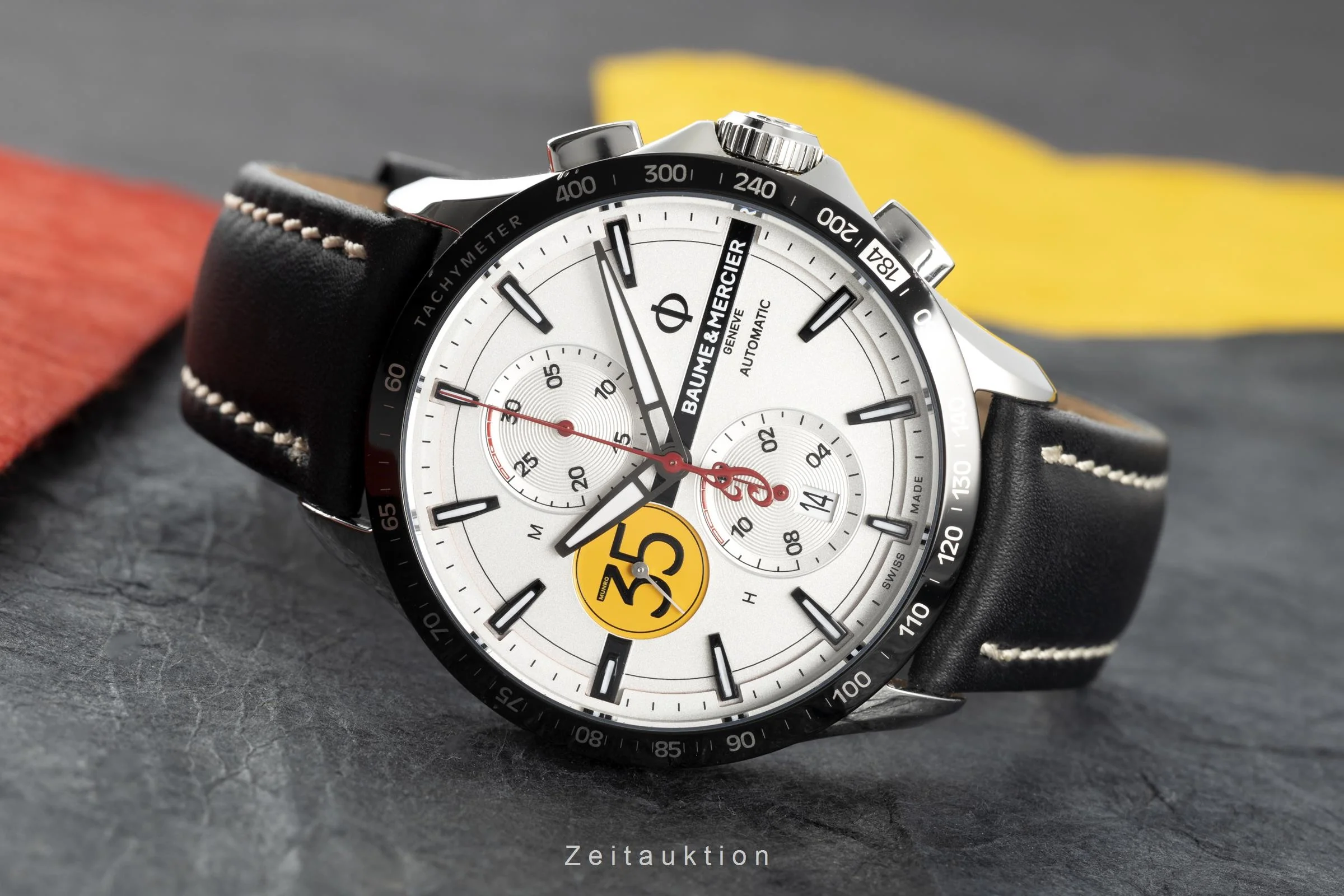 Baume & Mercier Clifton chronograph steel automatic men's watch 65843 LP: 4050EUR Limited  [2110690] - Image 3