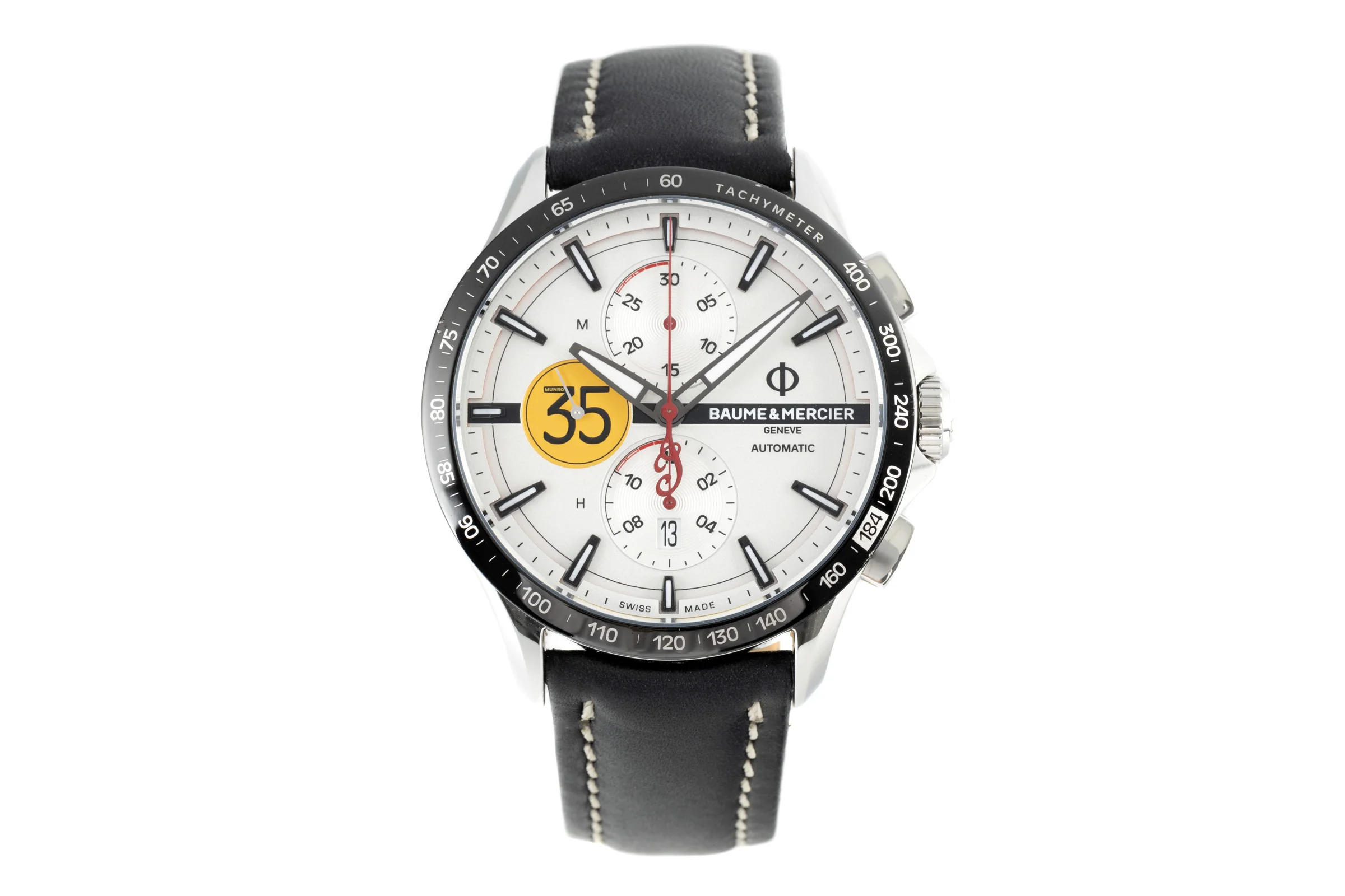 Baume & Mercier Clifton chronograph steel automatic men's watch 65843 LP: 4050EUR Limited  [2110690] - Image 4