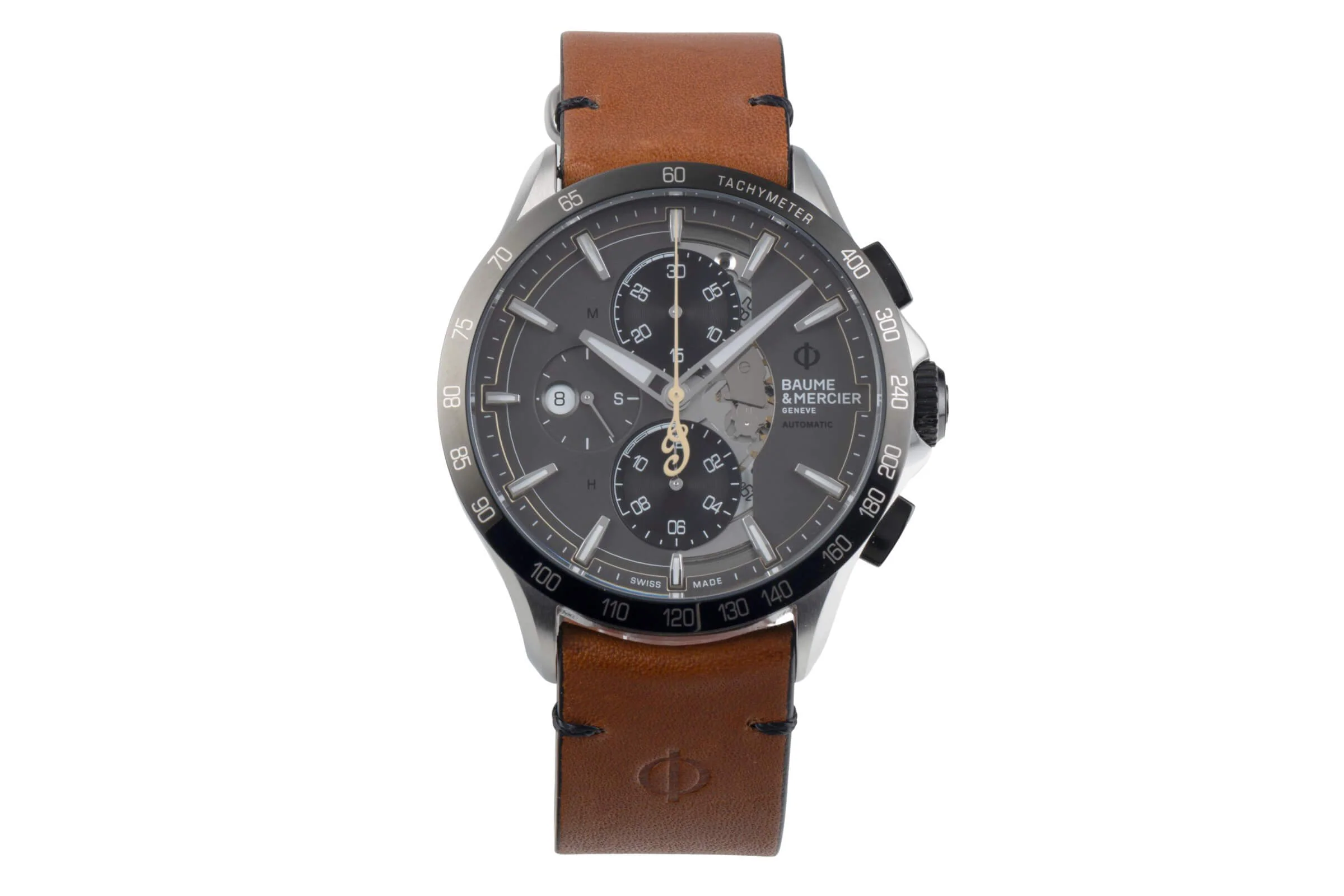 Baume & Mercier Clifton chronograph steel automatic men's watch 65843 M0A10402 LP: 4900EUR Limited  [2500569] - Image 5