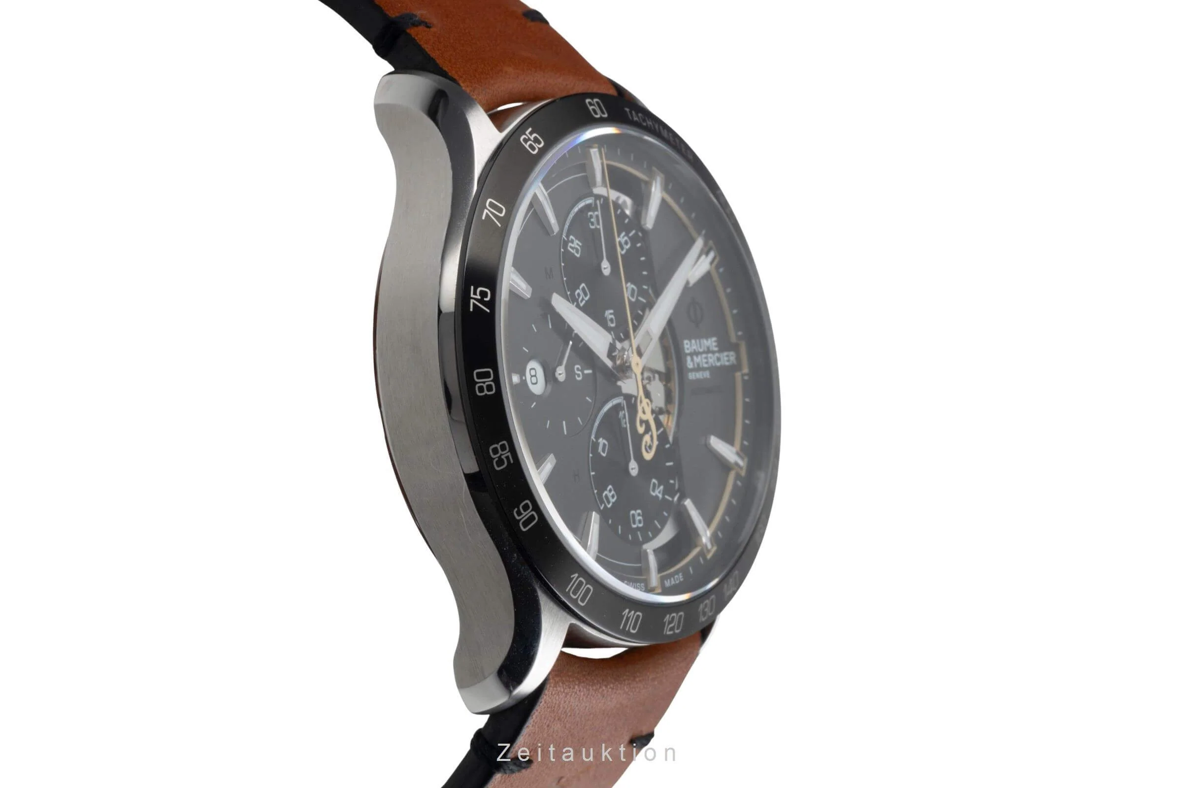 Baume & Mercier Clifton chronograph steel automatic men's watch 65843 M0A10402 LP: 4900EUR Limited  [2500569] - Image 8