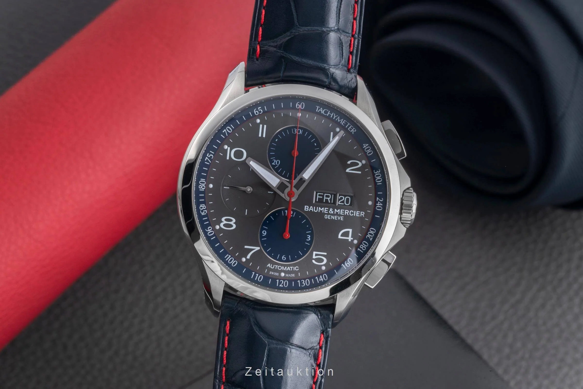Baume & Mercier Clifton chronograph steel automatic men's watch MOA10370 65826  [2502080] - Image 2