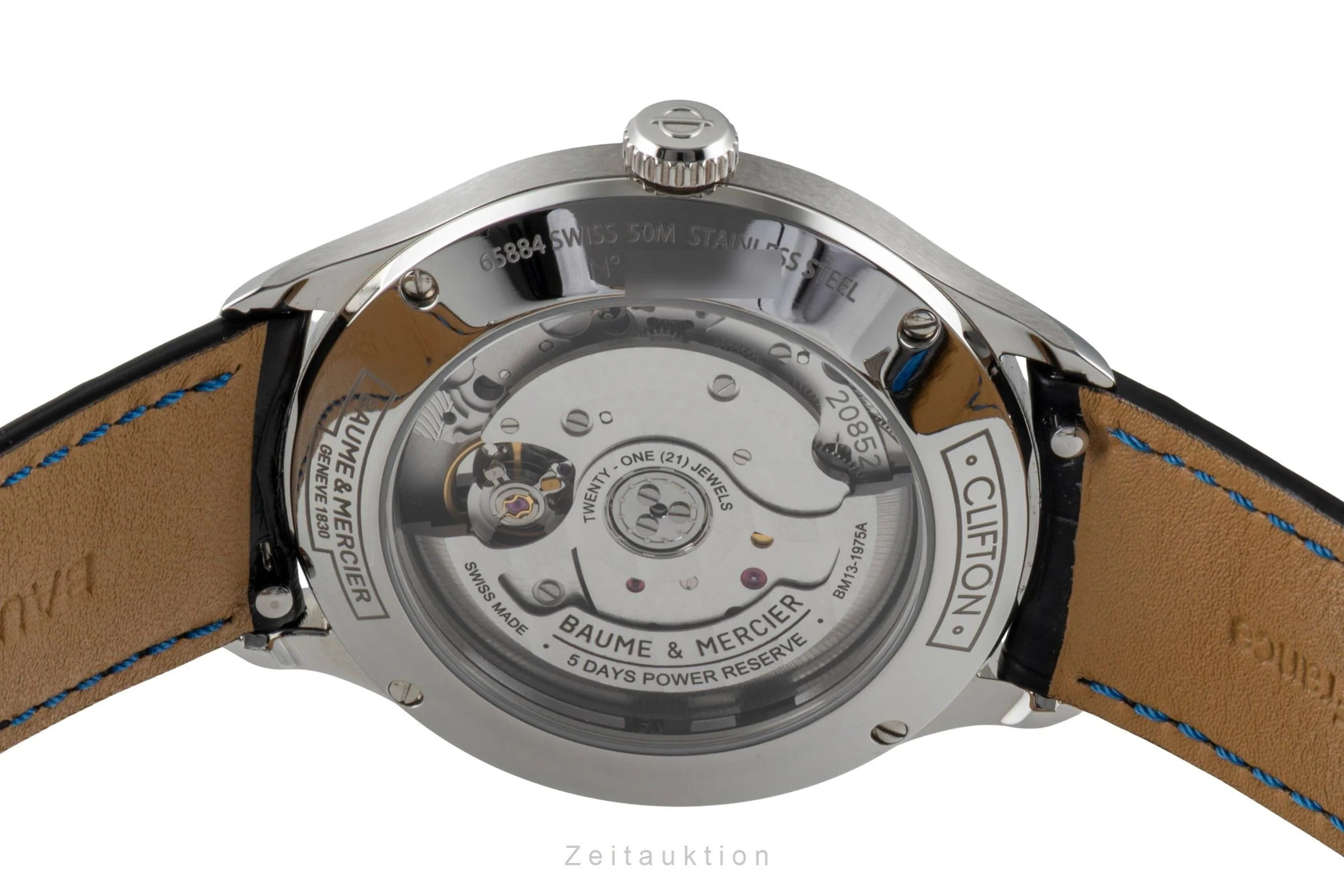 Baume & Mercier Clifton steel automatic men's watch M0A10467  [2600866] - Image 12