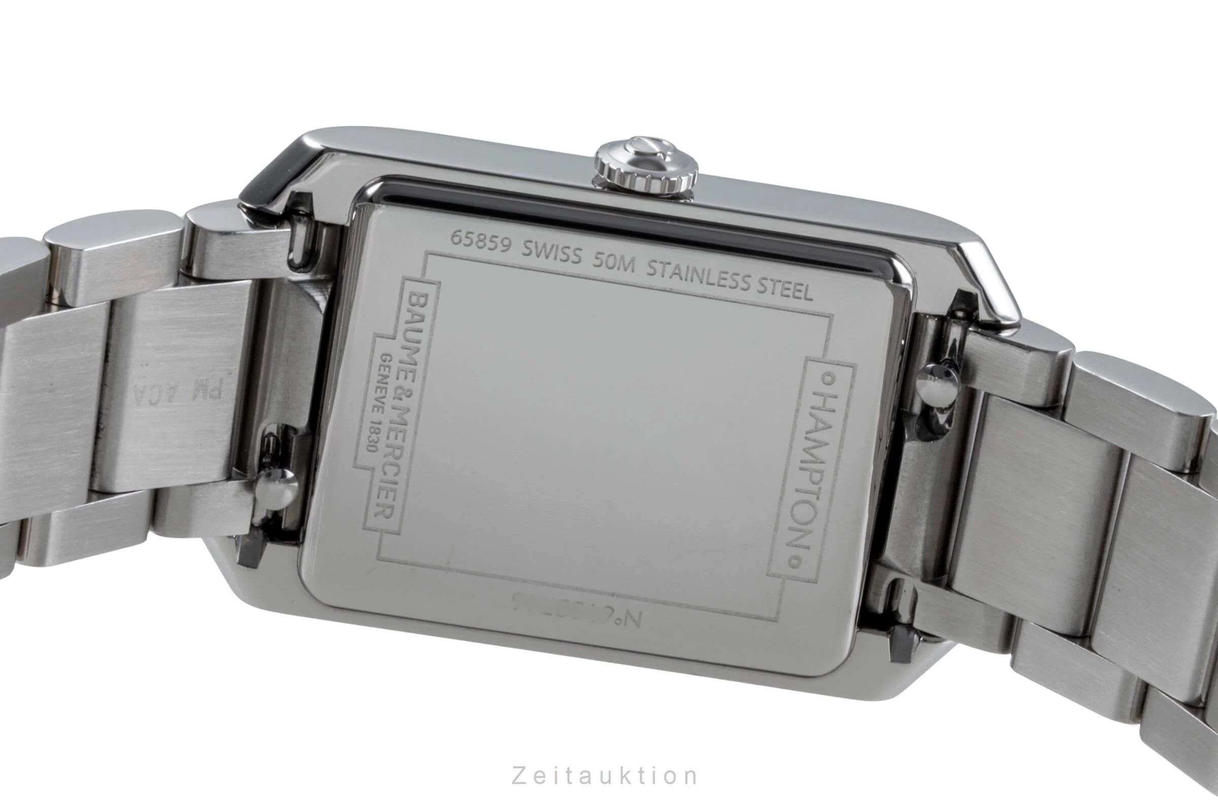 Baume & Mercier Hampton steel quartz women's watch M0A10474  [2502170] - Image 11