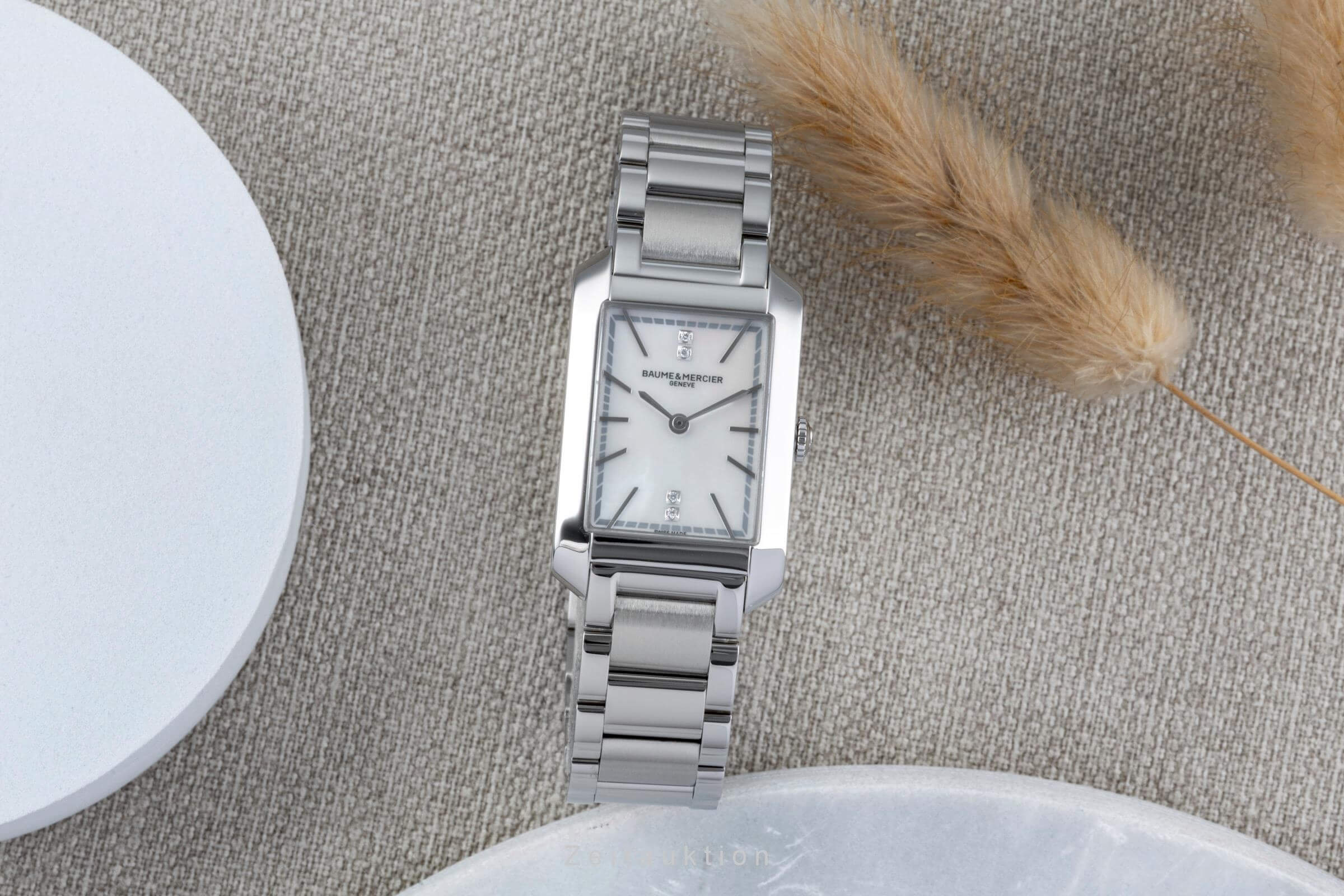 Baume & Mercier Hampton steel quartz women's watch M0A10474  [2502170] - Image 4