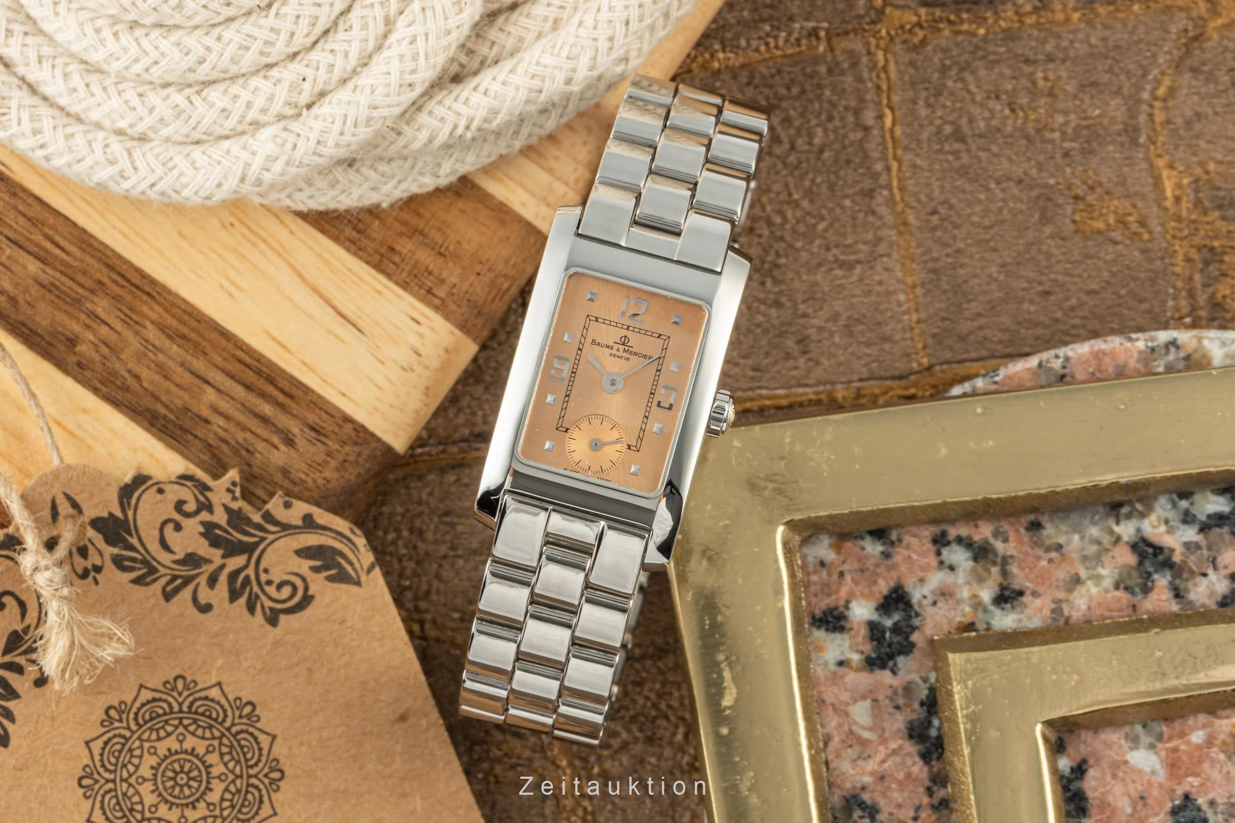 Baume & Mercier Hampton steel quartz women's watch MV045139  [2206524] - Image 3
