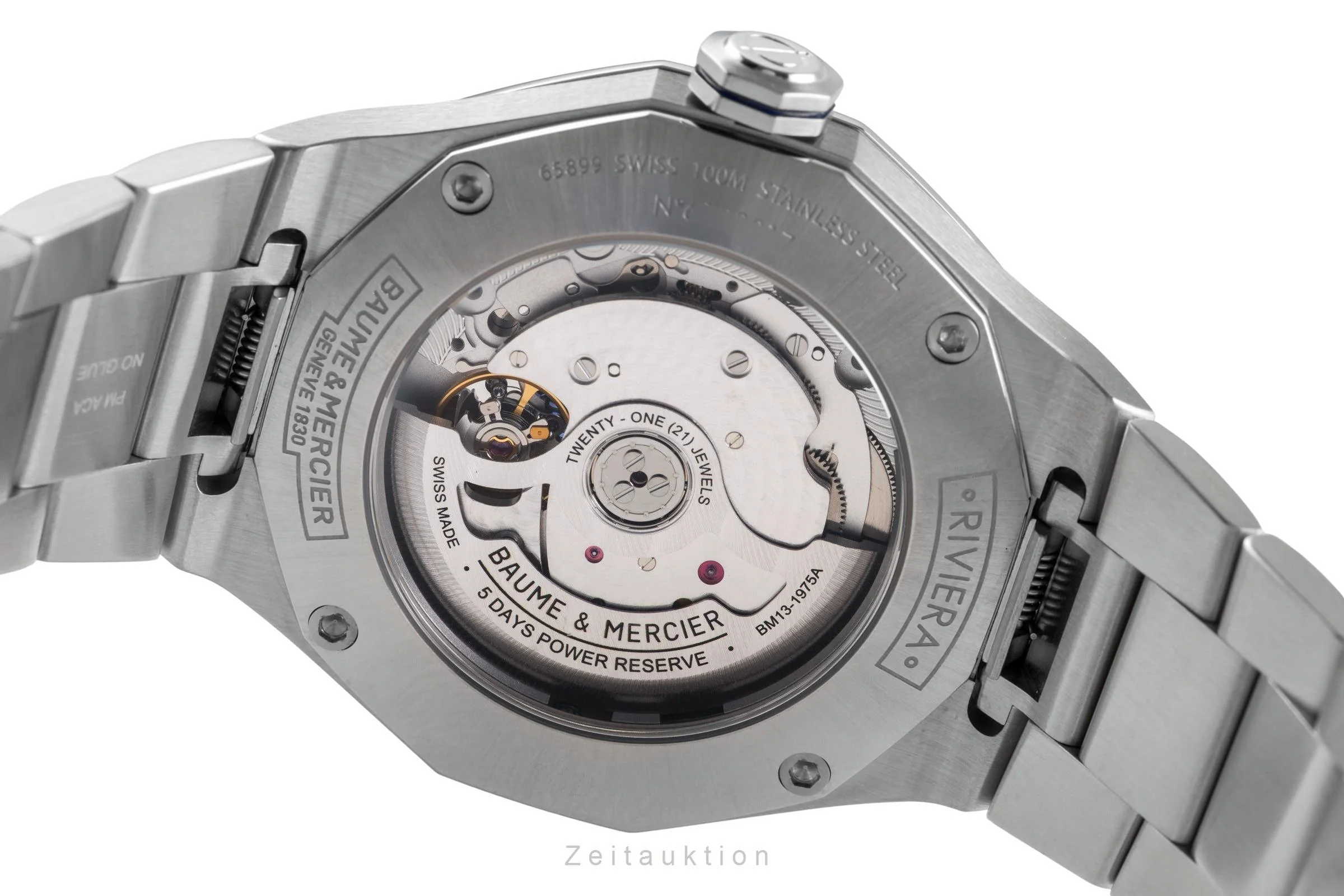 Baume & Mercier Riviera steel automatic men's watch M0A10616   65899  [2505158] - Image 11