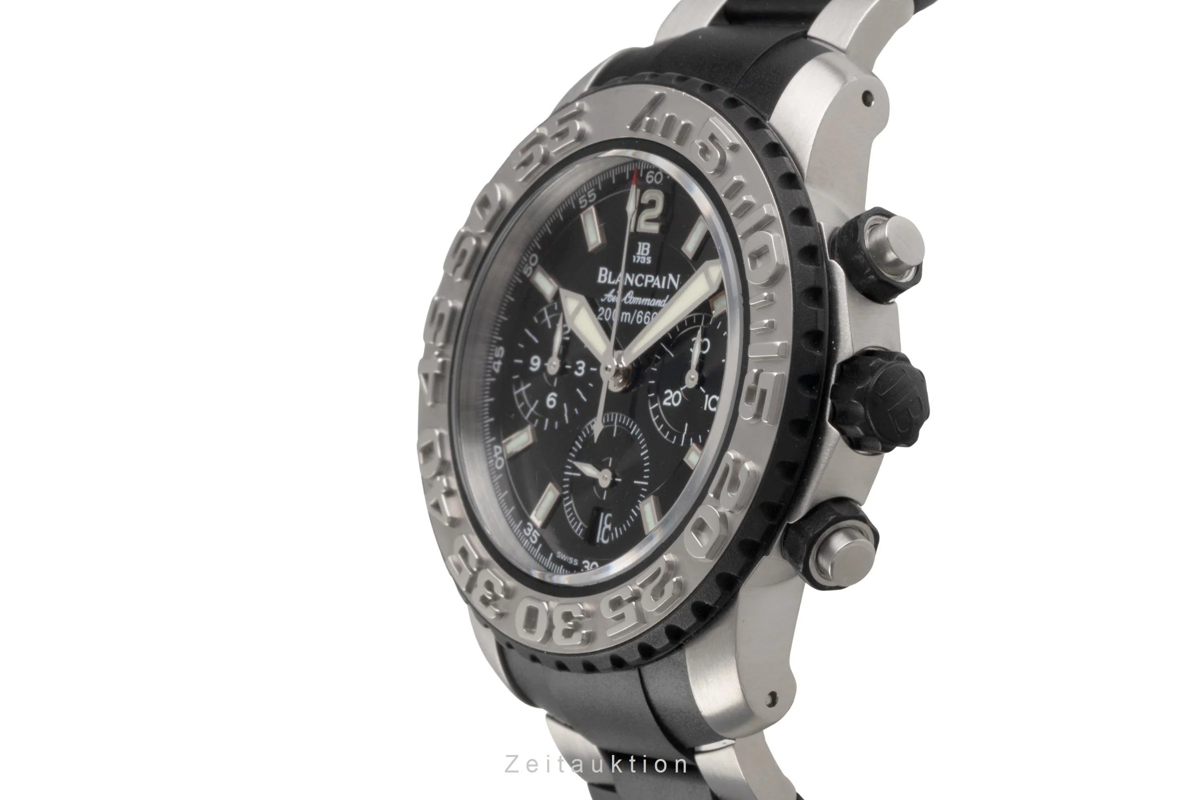 Blancpain Air Command chronograph steel automatic men's watch 2285 F  [2503764] - Image 7