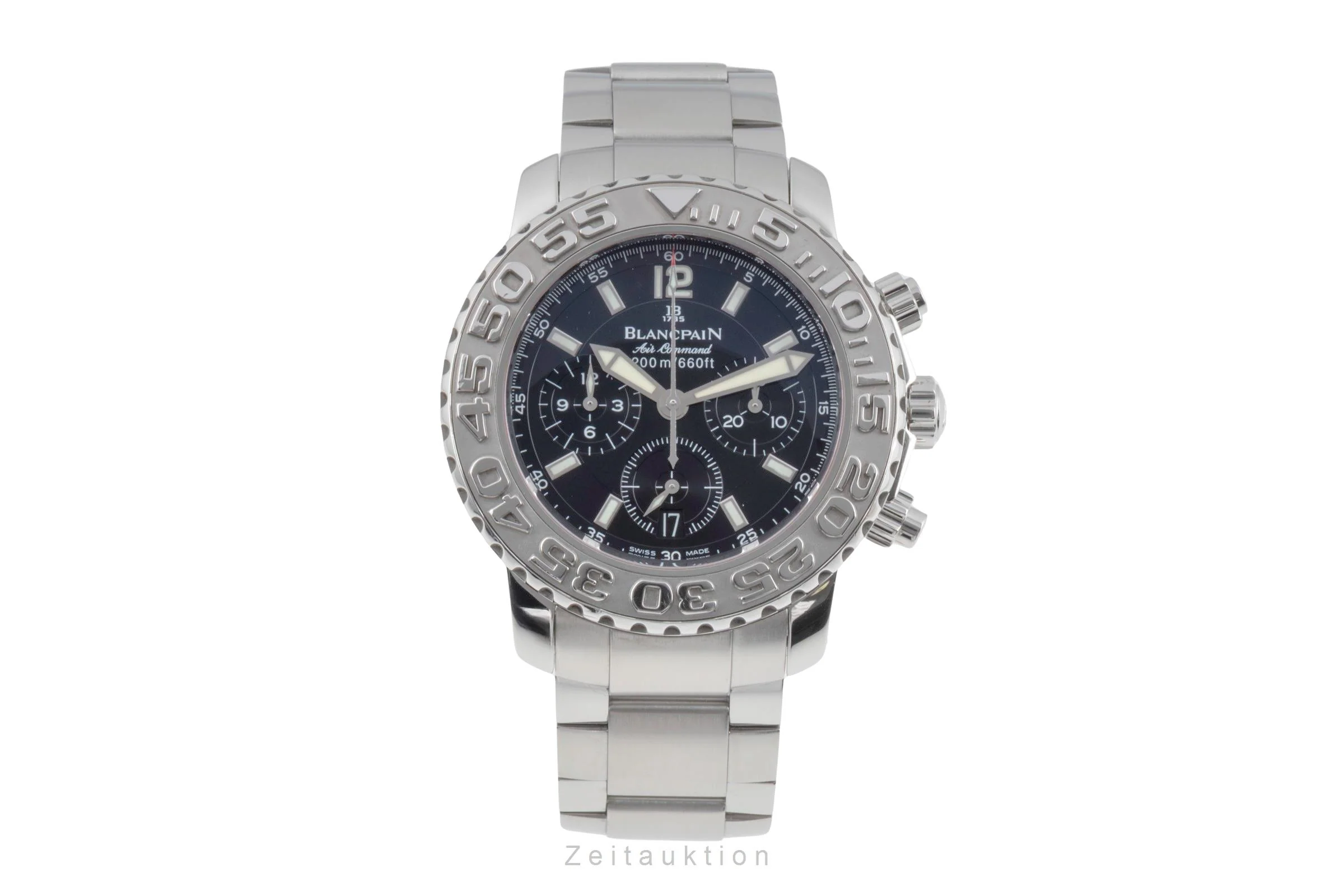 Blancpain Air Command chronograph steel automatic men's watch 2285F-1130  [2600707] - Image 5