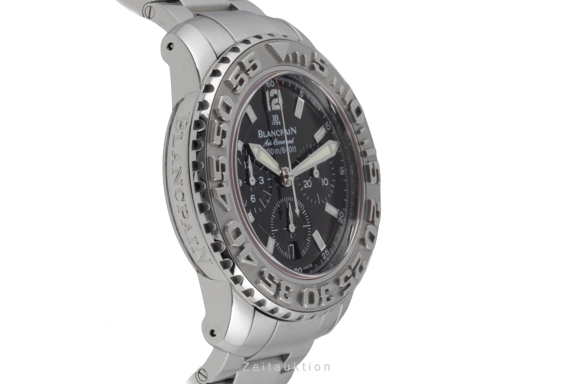 Blancpain Air Command chronograph steel automatic men's watch 2285F-1130  [2600707] - Image 8