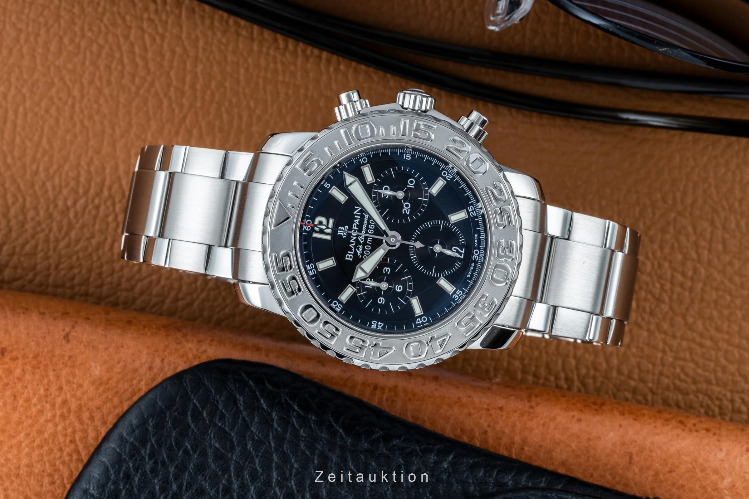 Blancpain Air Command chronograph steel automatic men's watch 2285F-1130-64BDS  [2101573] - Image 2