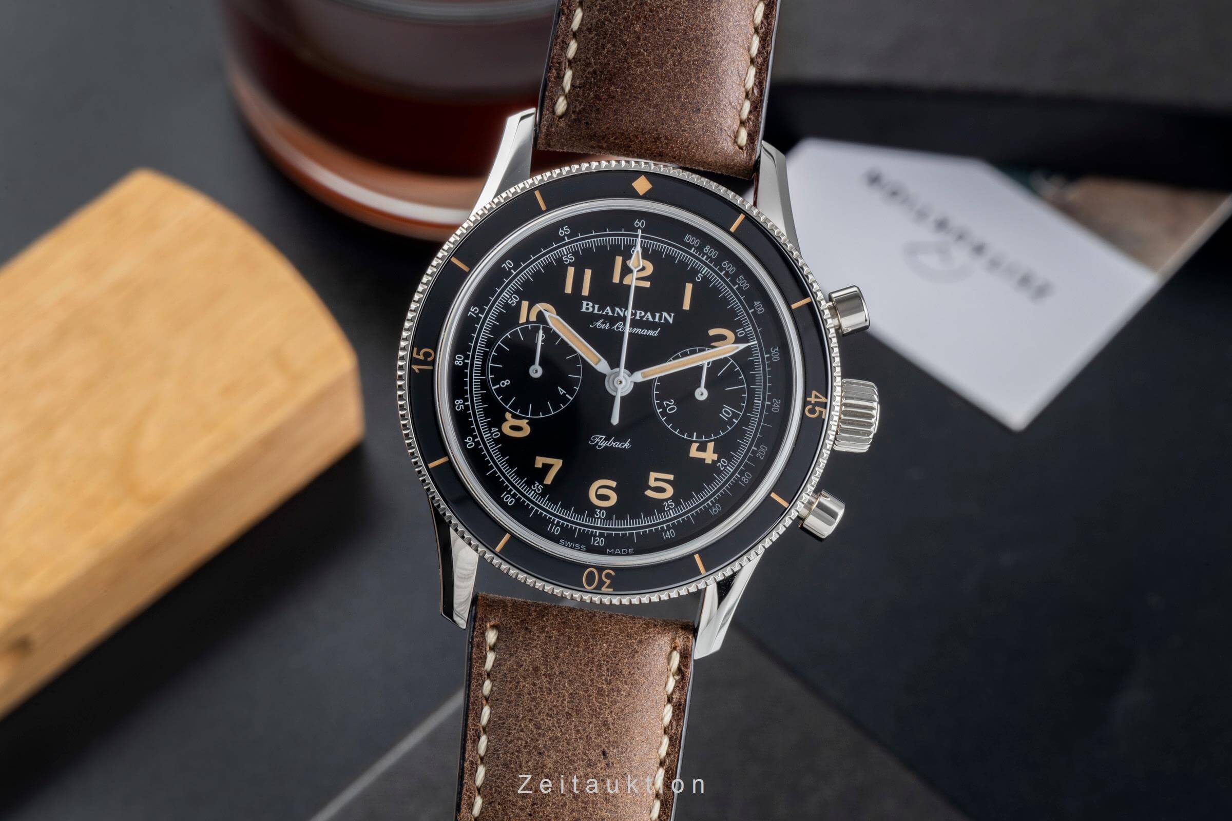 Blancpain Air Command chronograph steel automatic men's watch AC01-1130 LP: 22900EUR Limited  [2500814] - Image 2