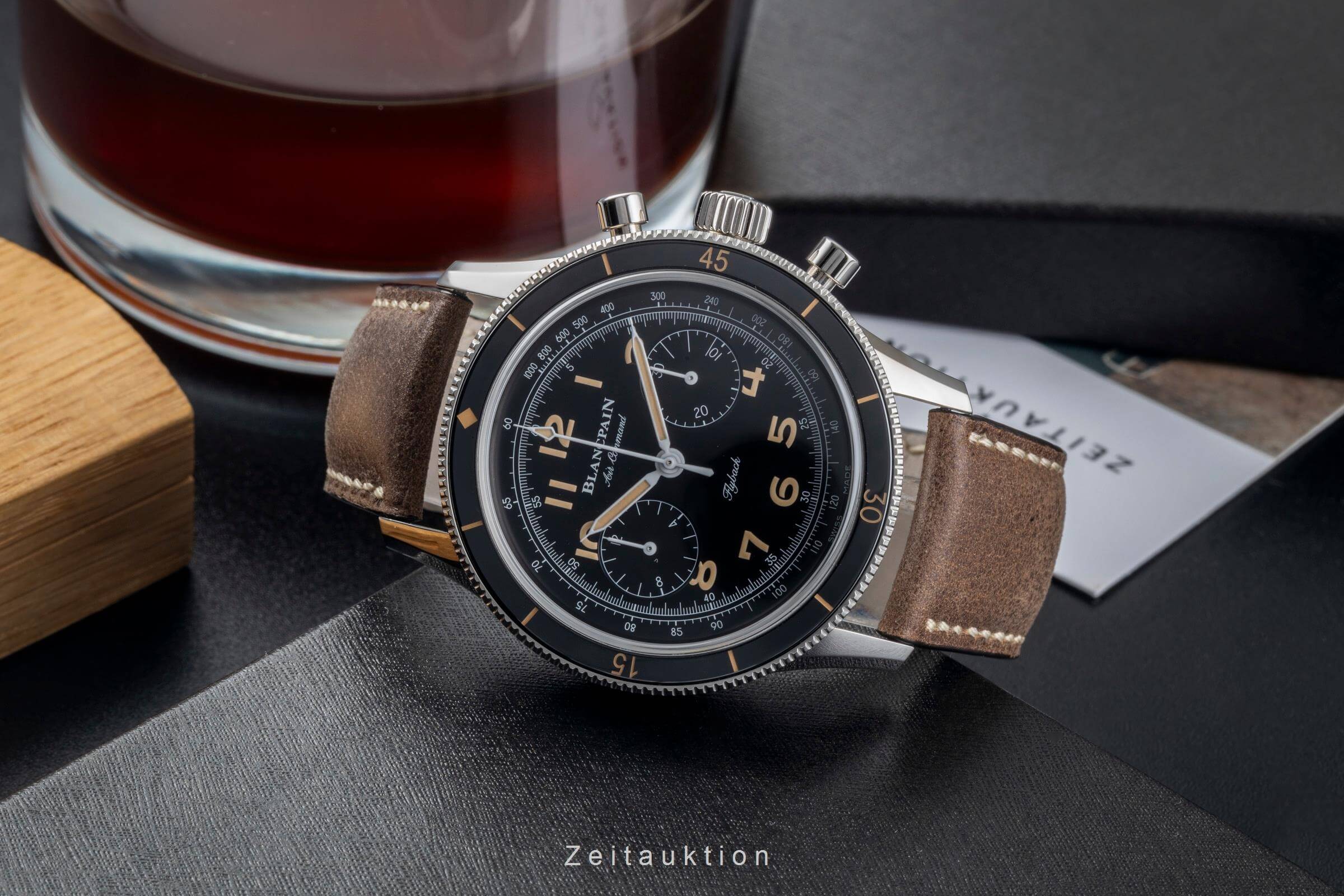 Blancpain Air Command chronograph steel automatic men's watch AC01-1130 LP: 22900EUR Limited  [2500814] - Image 3