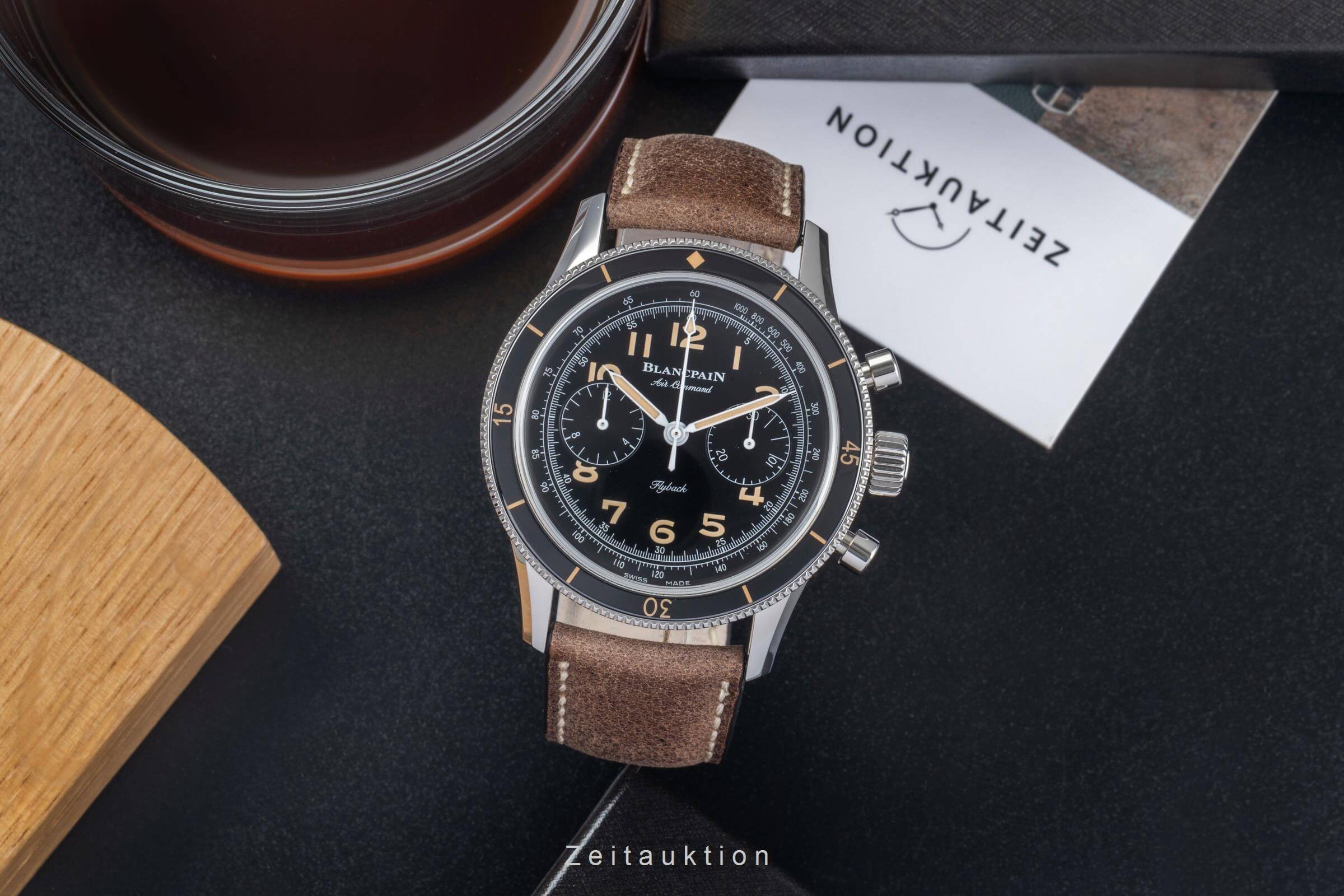 Blancpain Air Command chronograph steel automatic men's watch AC01-1130 LP: 22900EUR Limited  [2500814] - Image 4
