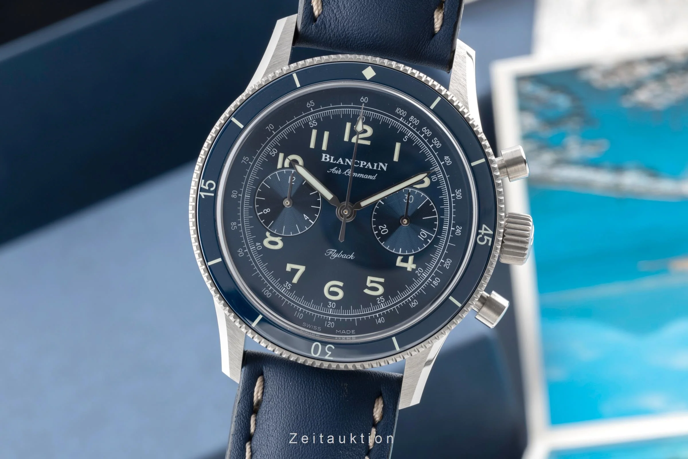 Blancpain Air Command chronograph titanium automatic men's watch AC02-12B40-63B LP: 22050EUR  [2504752] - Image 2