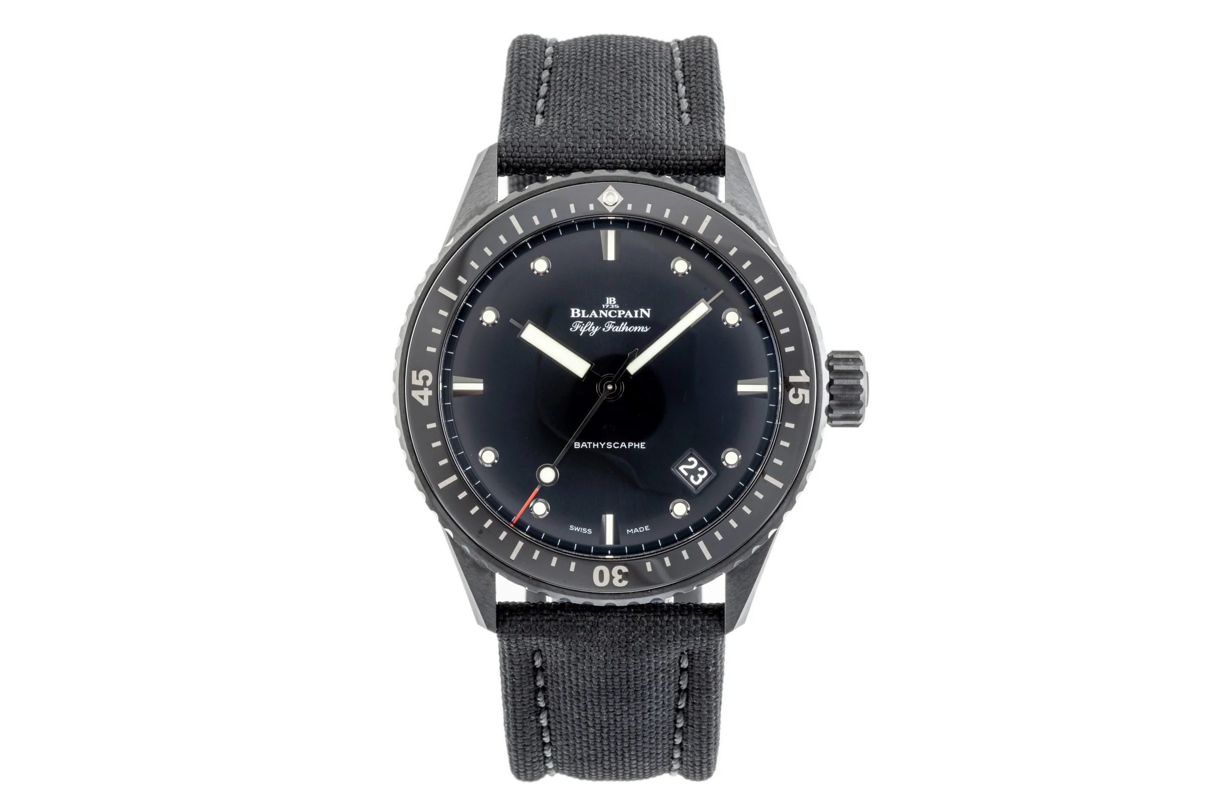 Blancpain Fifty Fathoms ceramic automatic men's watch 5000-0130-B52A LP: 13650EUR  [2302800] - Image 4