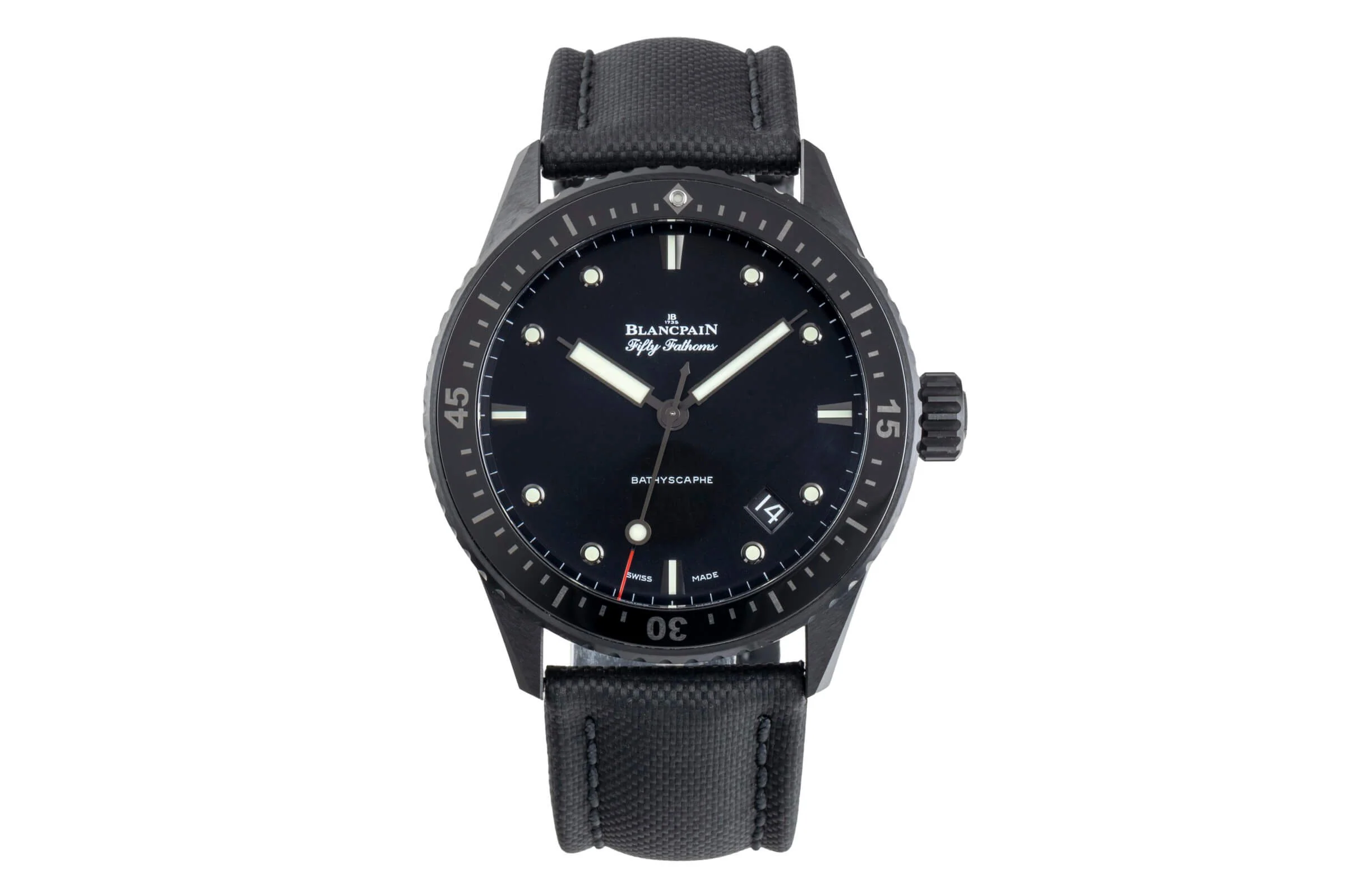 Blancpain Fifty Fathoms ceramic automatic men's watch 5000-0130-B52A LP: 14700EUR  [2501932] - Image 5